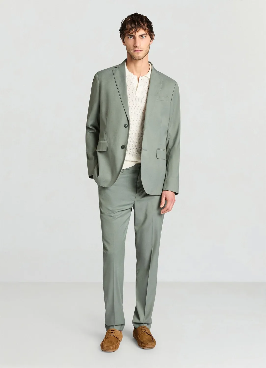 Calliope polo homme manches courtes uni 3 boutons
