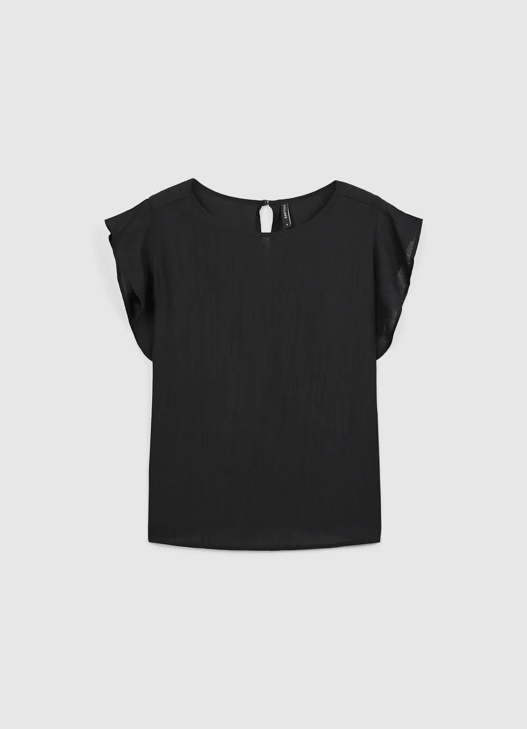 Calliope blouse manches volants femme unie