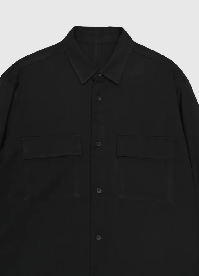 Calliope chemise homme manches longues 2 poches