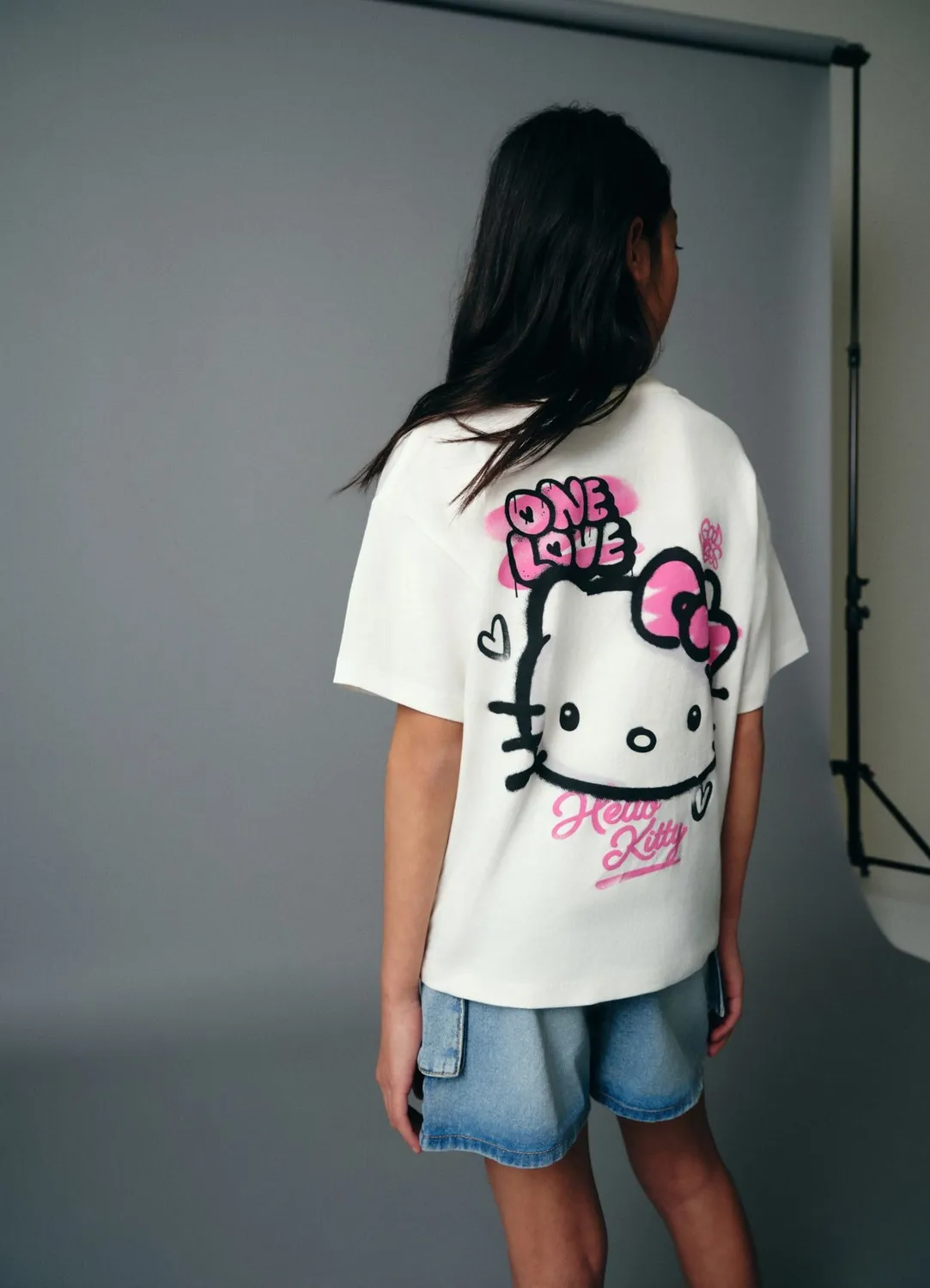 Calliope t-shirt fille Hello Kitty manches courtes