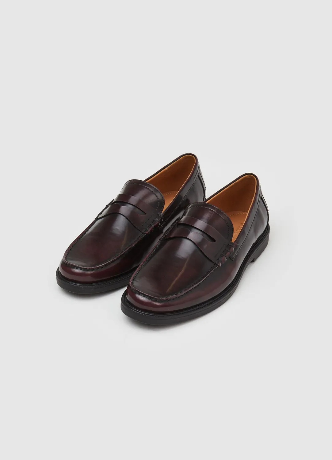Calliope mocassins homme simili cuir lisse