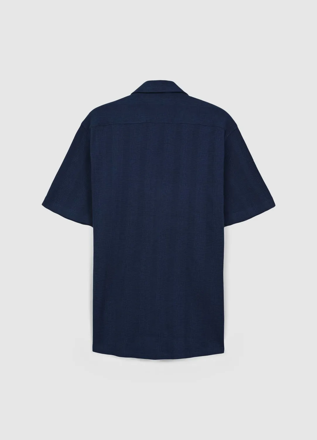 Calliope chemise bowling coton L homme manches courtes unie