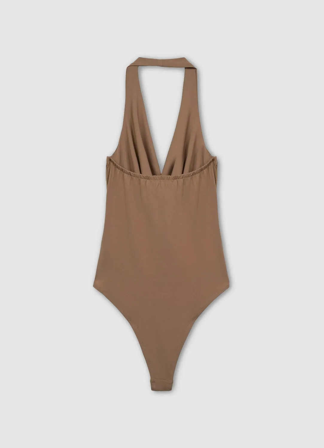 Calliope Body Halterneck Body Femme Drapé Sans Manches