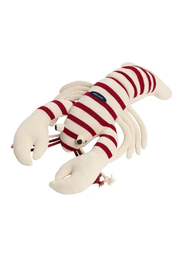 Saint James Homard doudou écru persan coton rayé