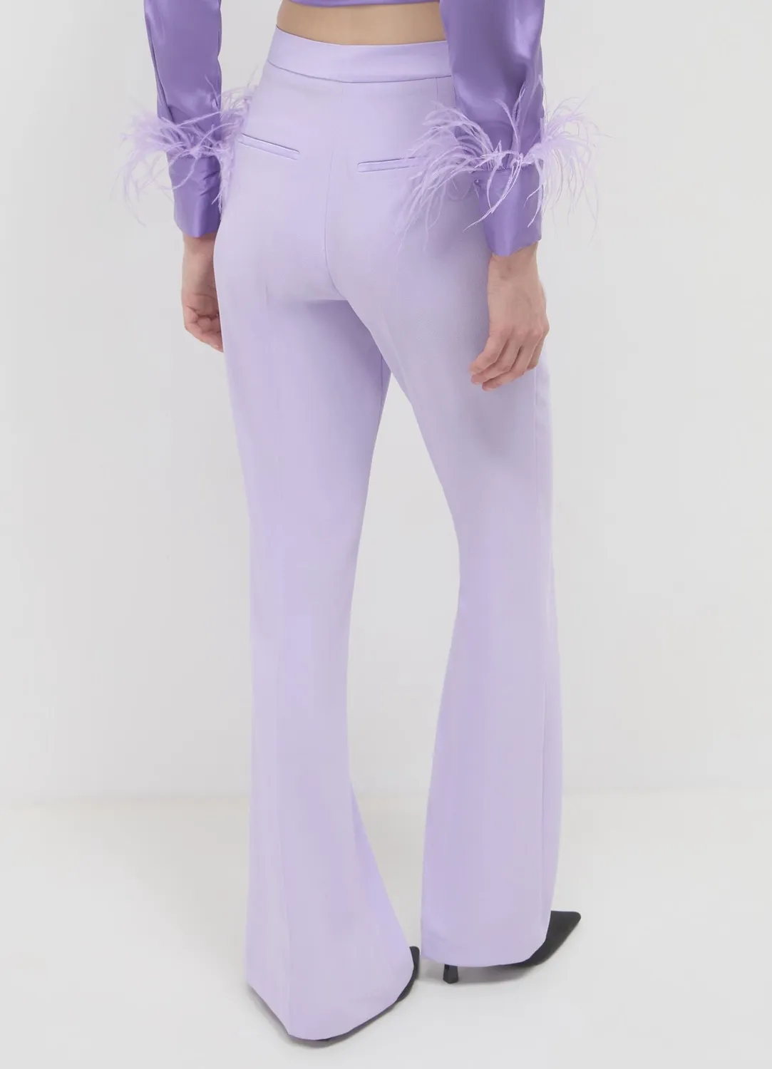 Calliope pantalon flare crêpe uni femme XS-XL