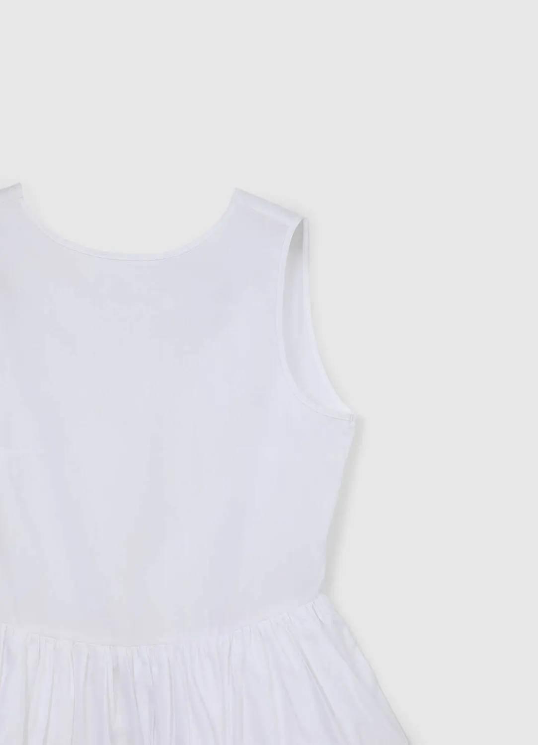 Calliope Top peplum ballon femme coton uni