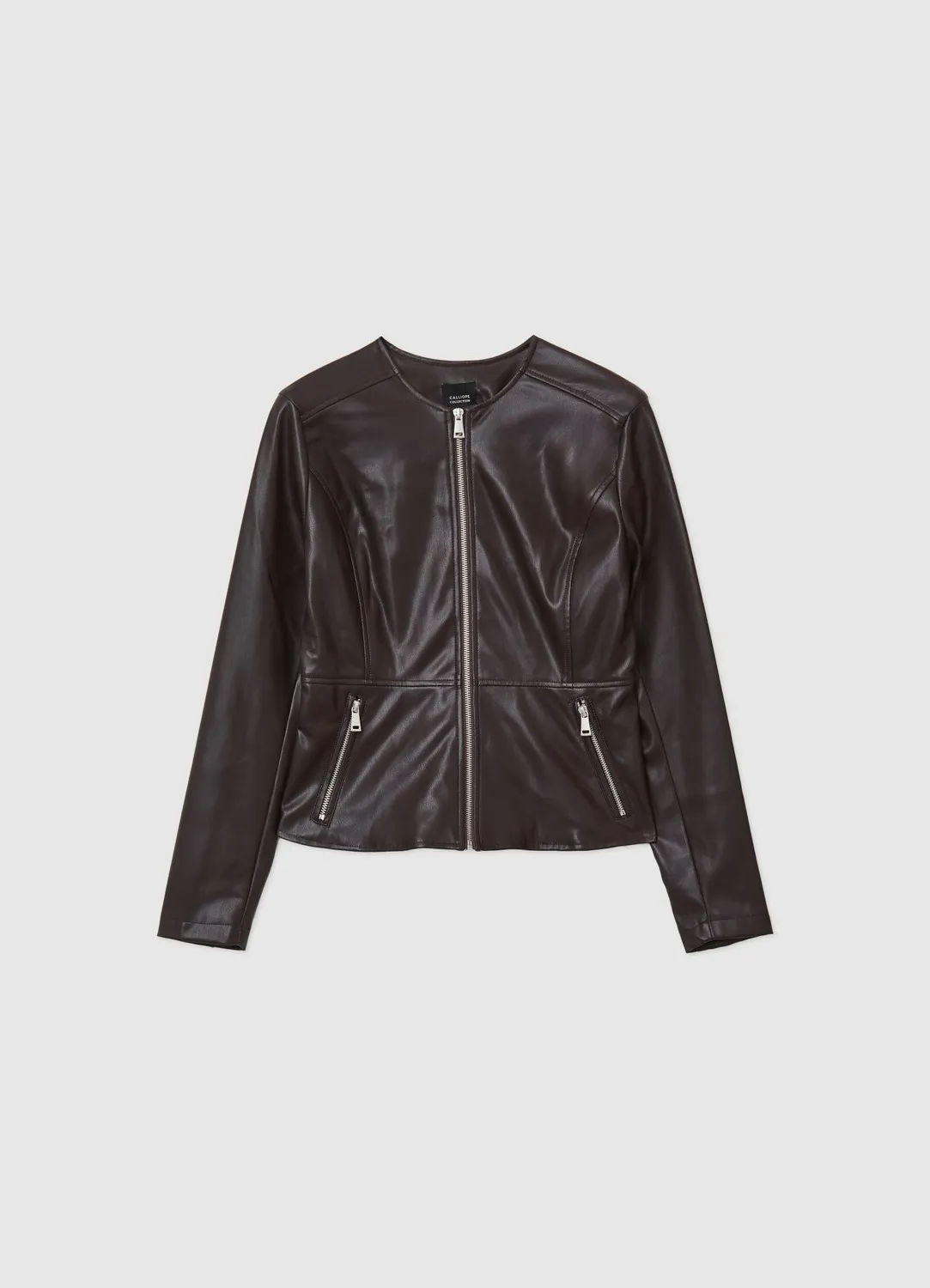 Calliope Perfecto effet cuir femme zippé