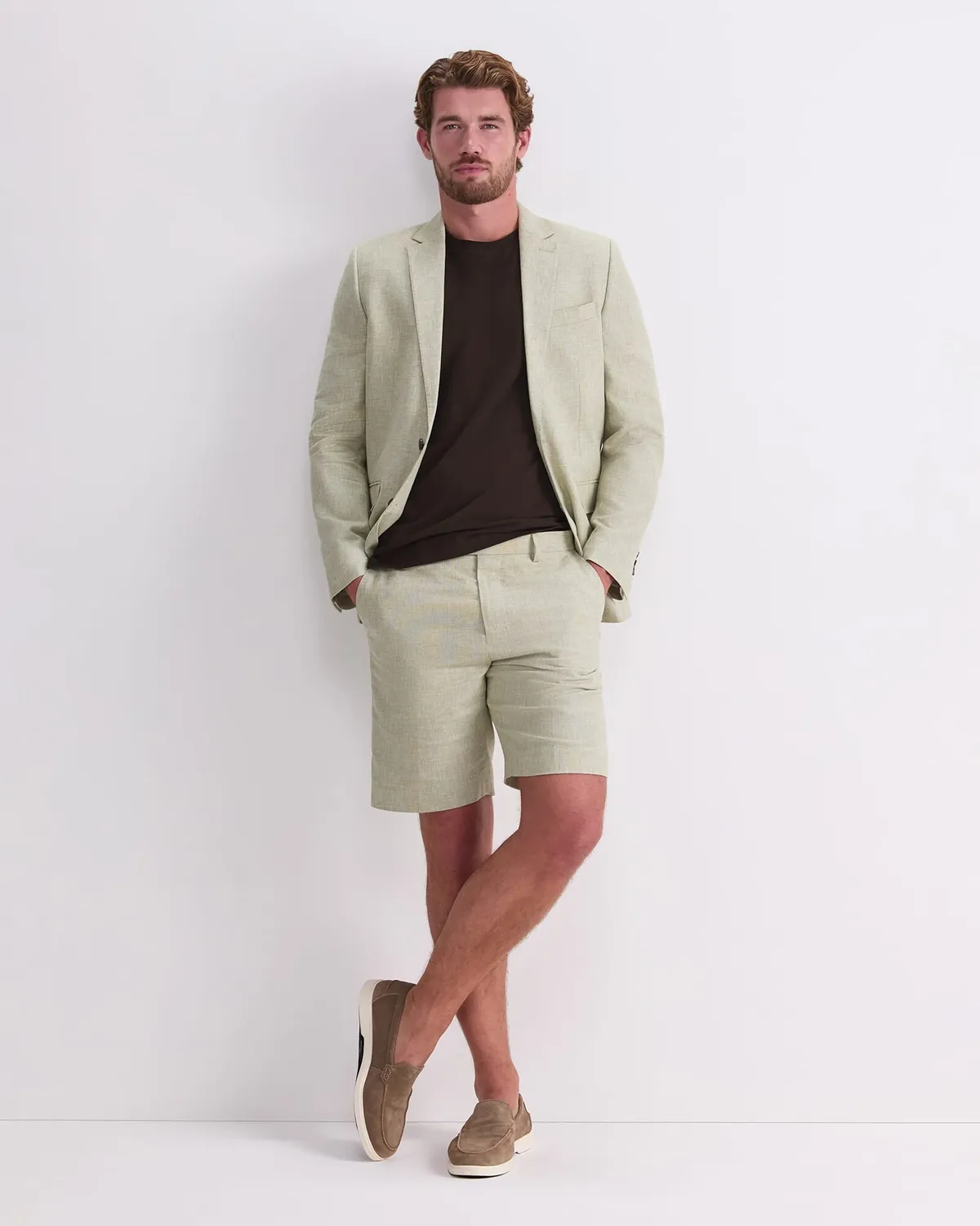 Sportscraft Ridley 208217 short homme lin-coton