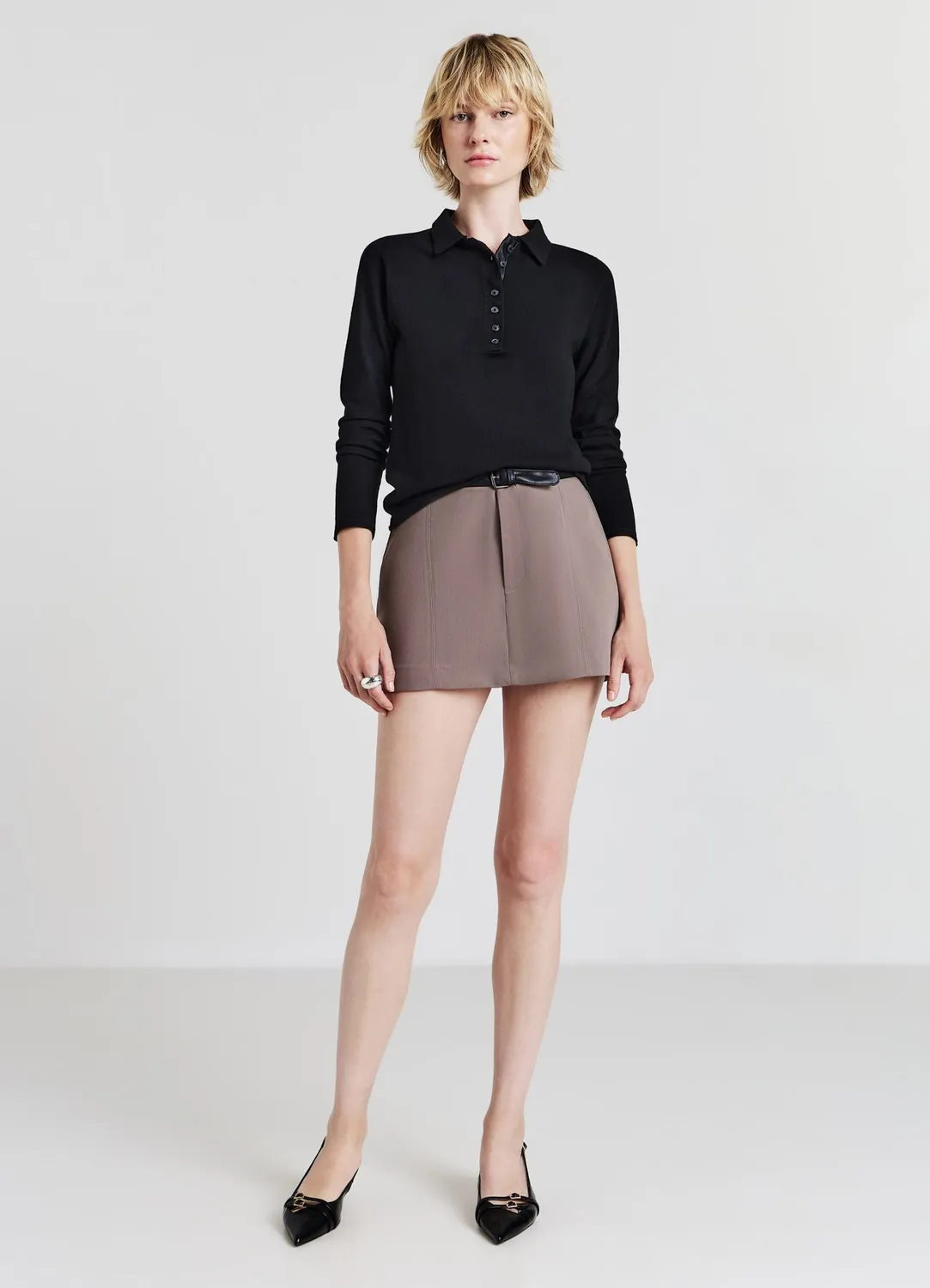 Calliope jupe-short mini ceinture femme taille S