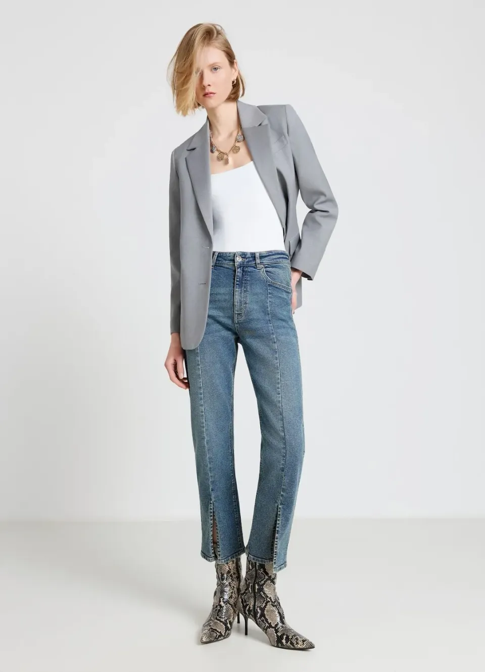Calliope body col carre femme uni soiree