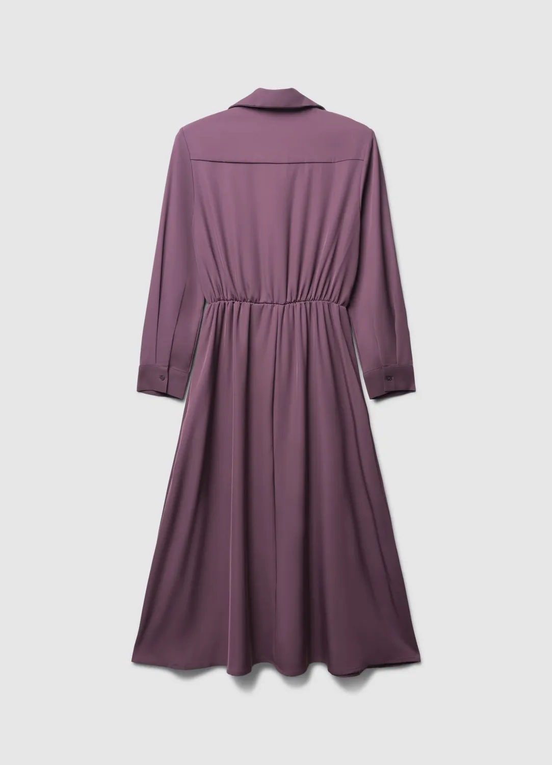 Calliope robe chemise longue femme coton nœud