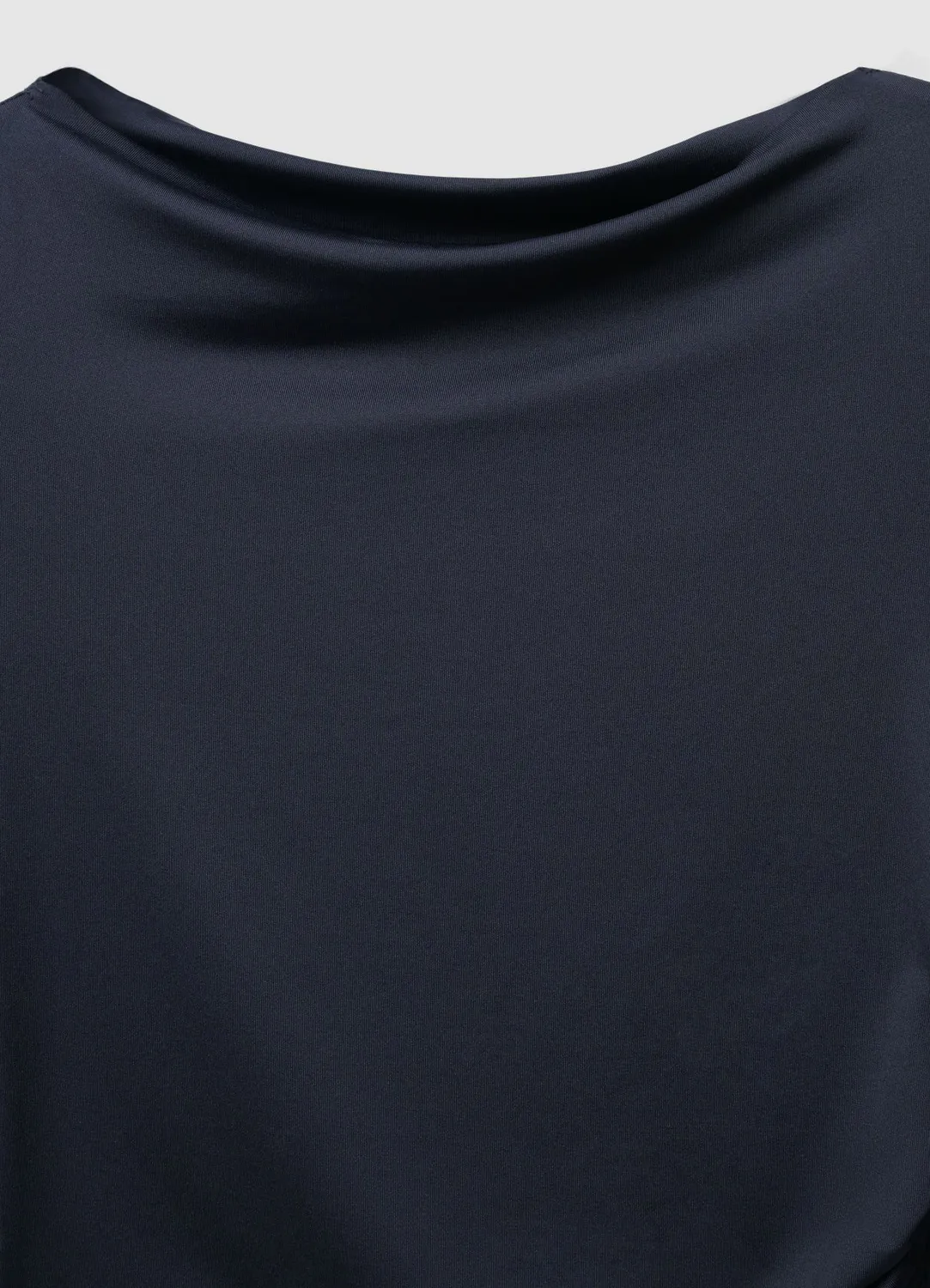 Calliope T-shirt col châle manches longues femme ajusté