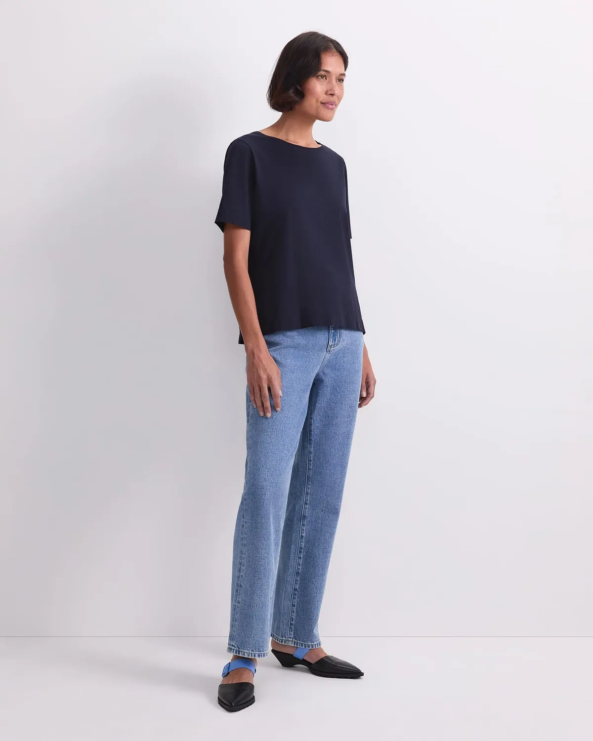 Sportscraft Mercerised Cotton t-shirt coton col rond