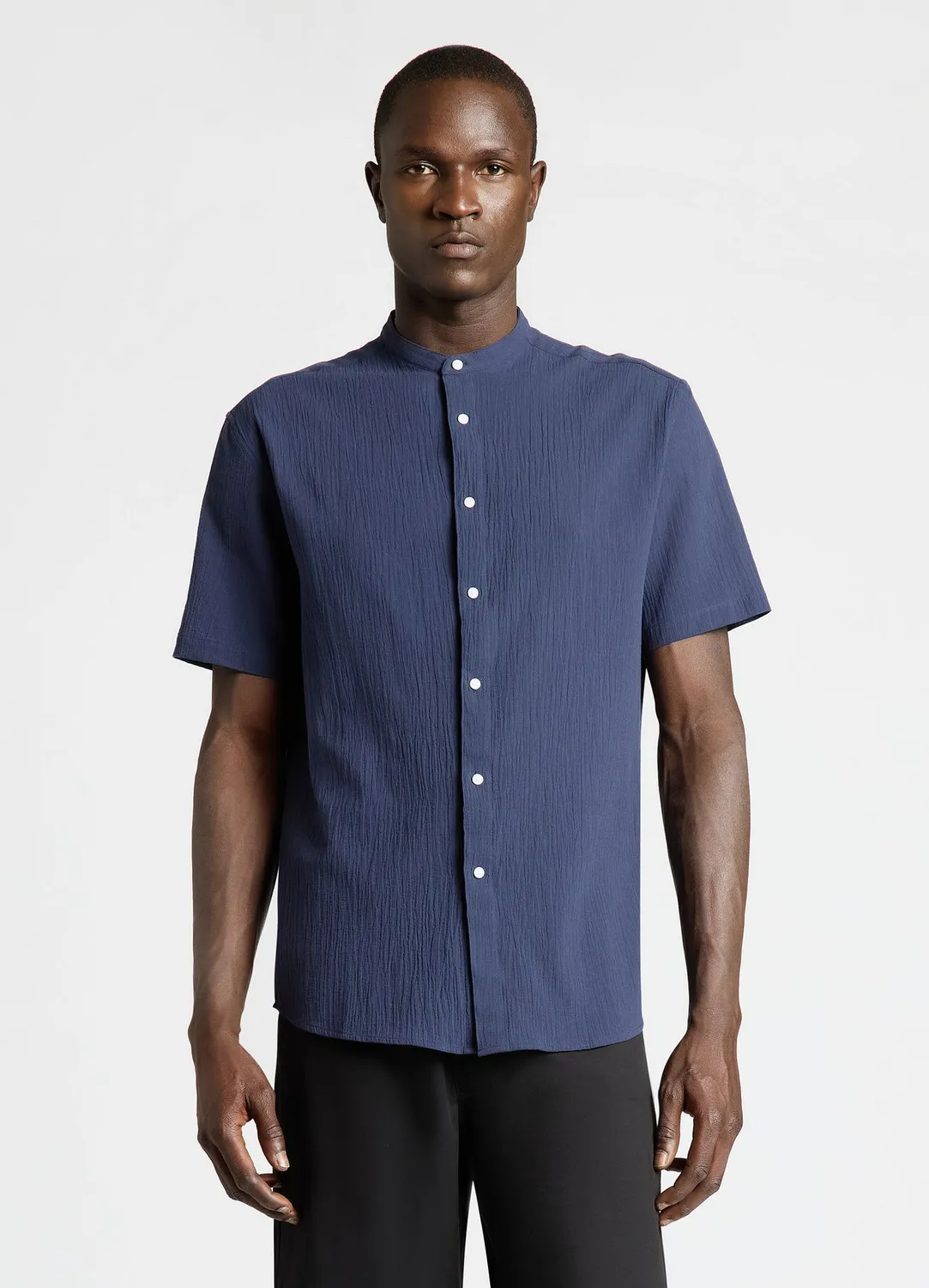 Calliope col coréen chemise homme unie