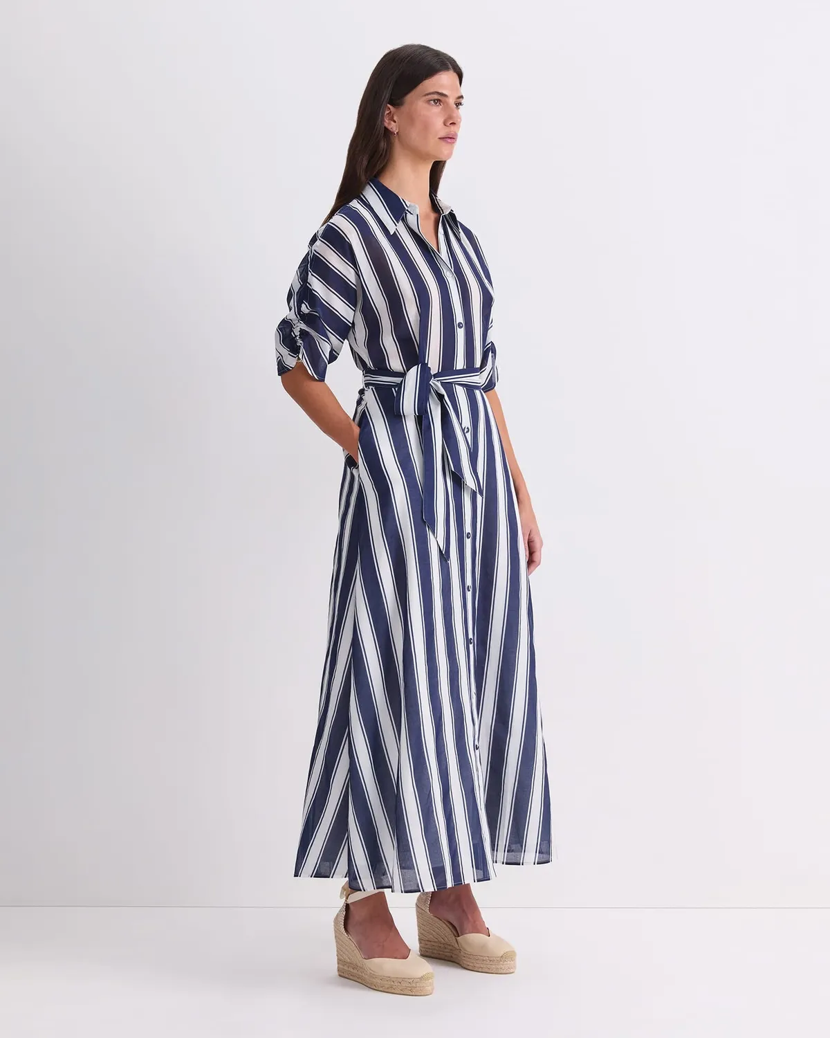 SPORTSCRAFT Dinah robe coton rayée midi à poches