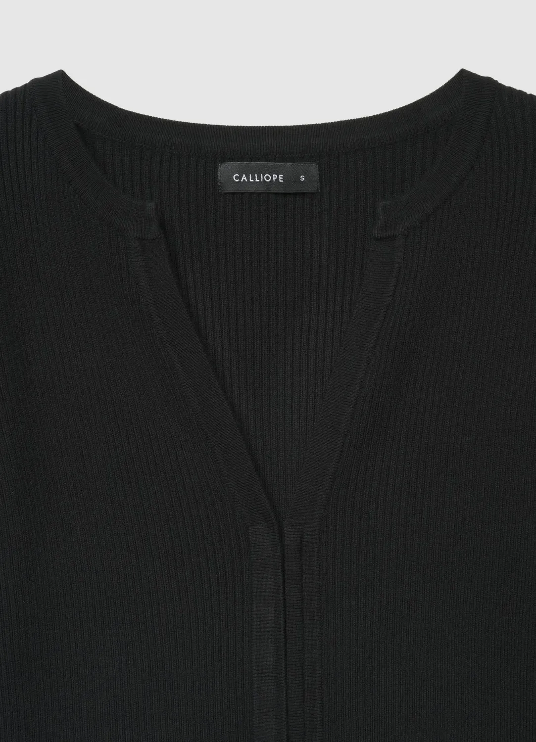 Calliope cardigan côtelé femme col V boutons pression