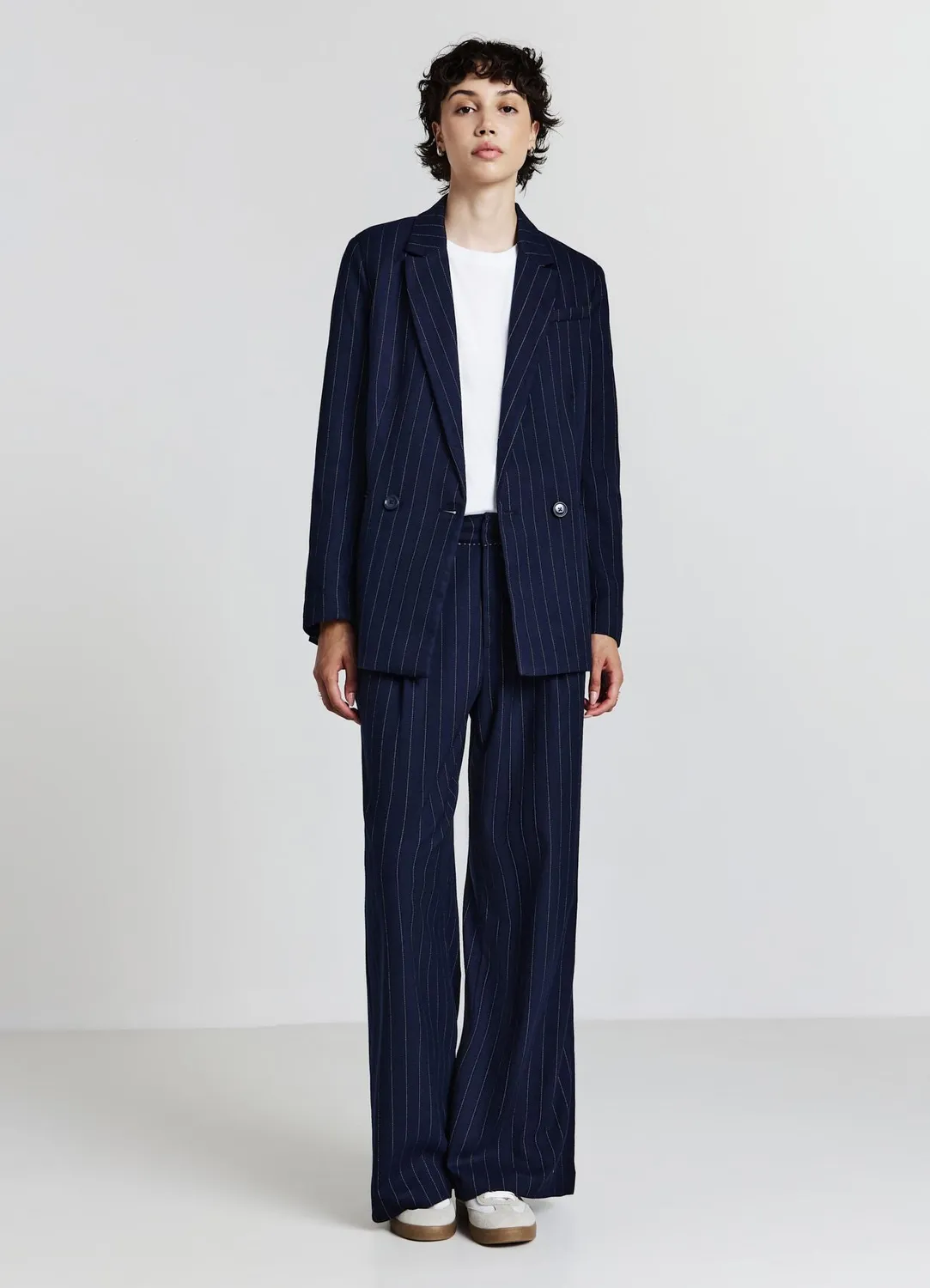 Calliope blazer double boutonnage rayures veste femme