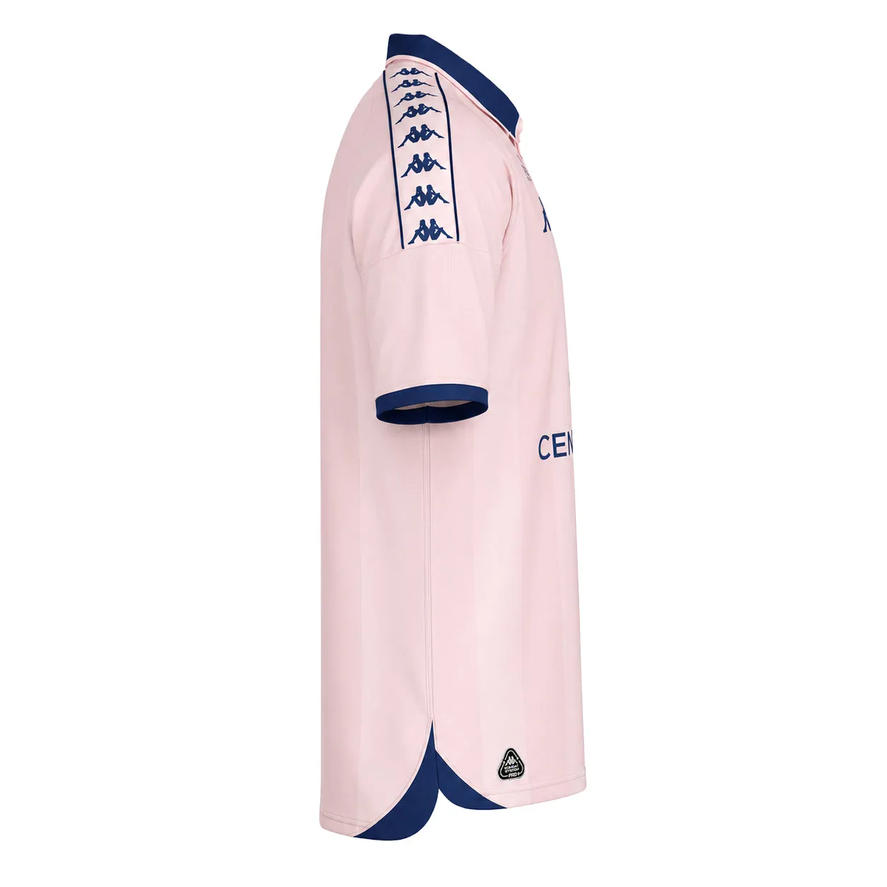 Kappa 222 Banda Kombat Away Clermont Foot 63 maillot rose enfant