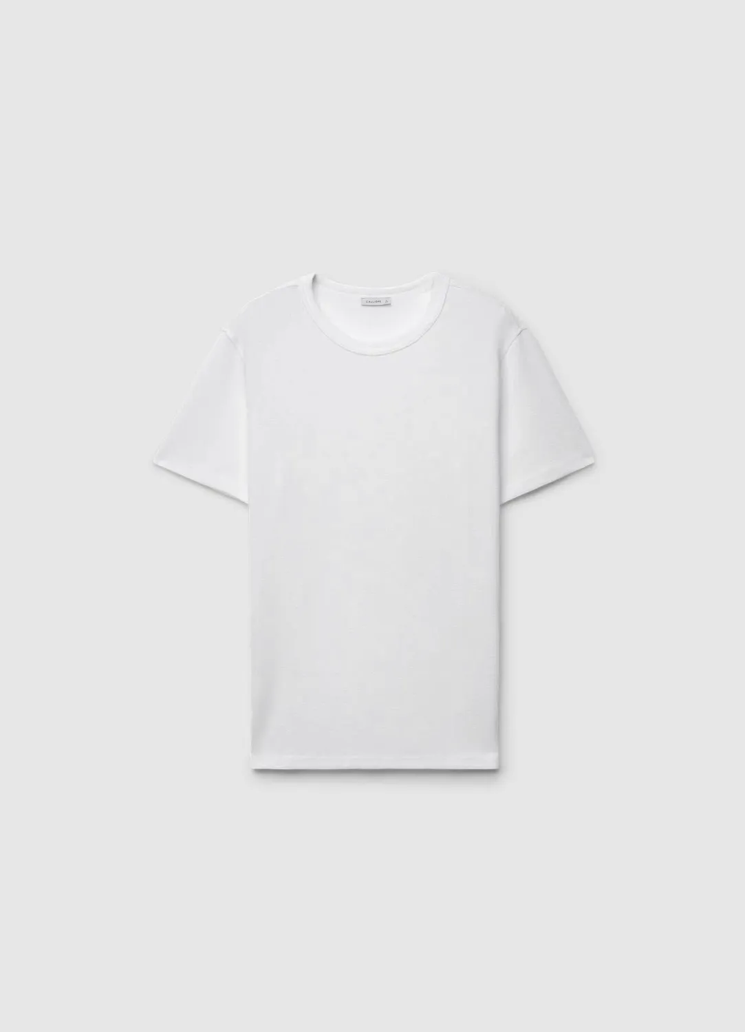 Calliope T-shirt col rond homme uni coton
