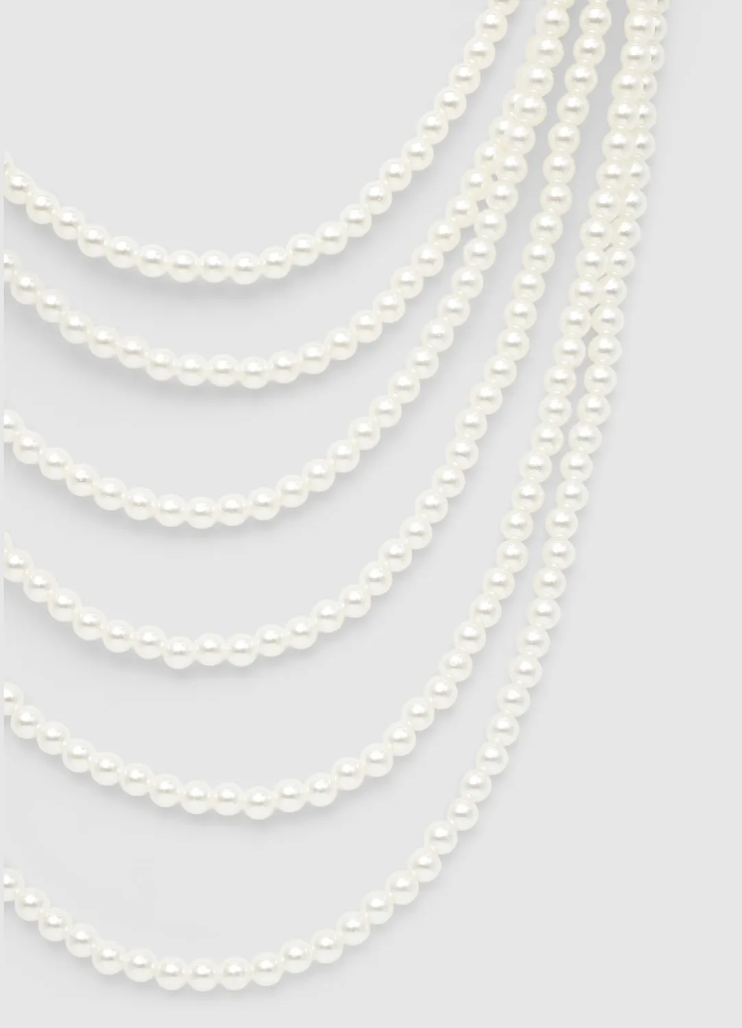 Calliope collier long multilayer perles taille unique