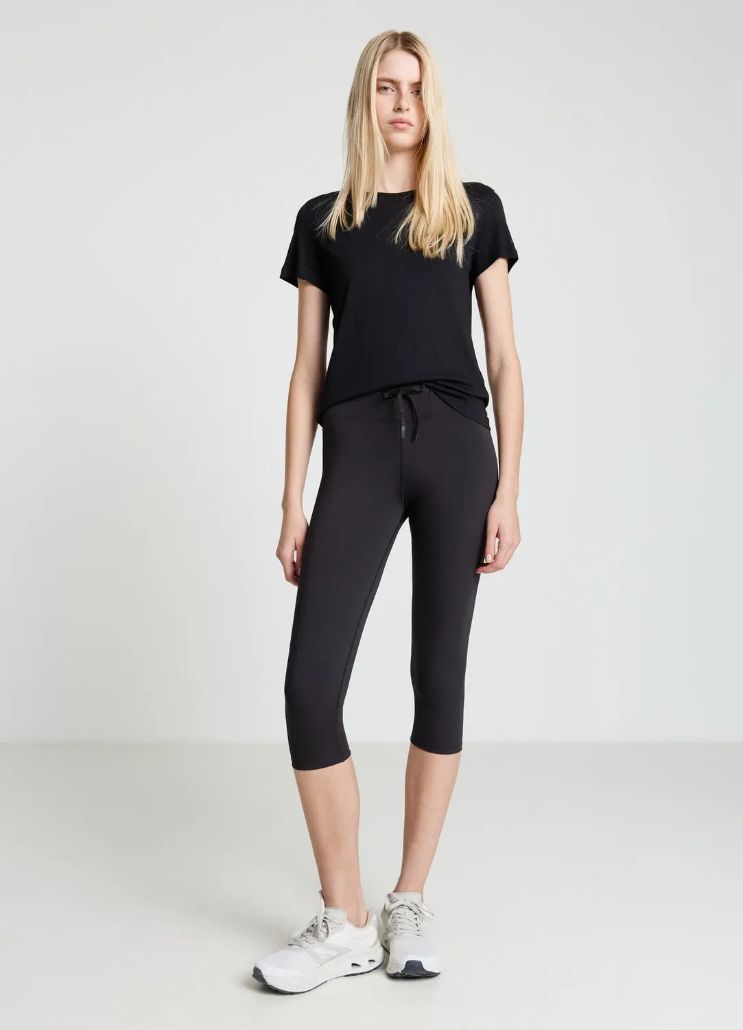 Calliope legging corsaire uni femme sport