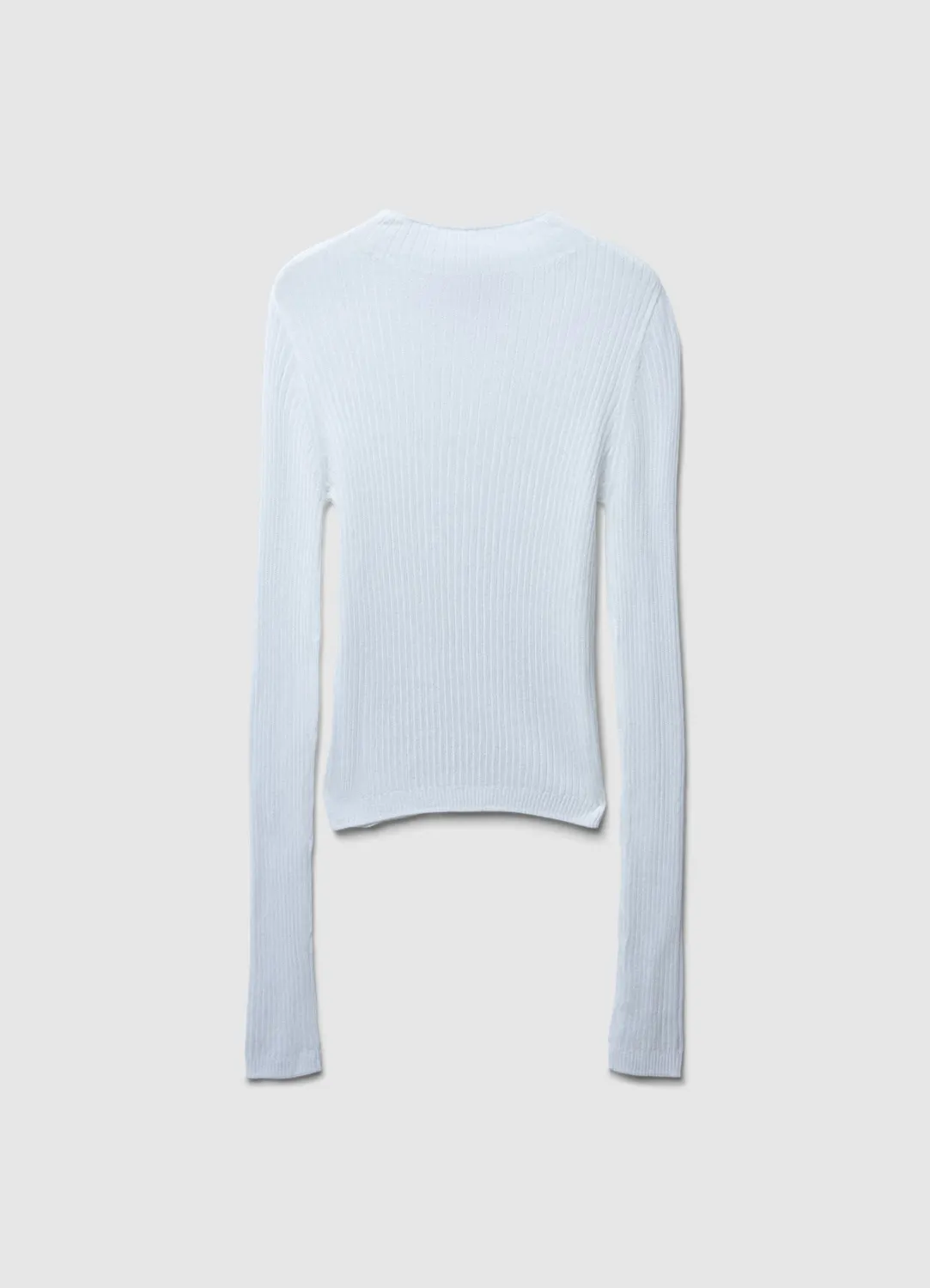 Calliope t-shirt lupetto col roulé manches longues