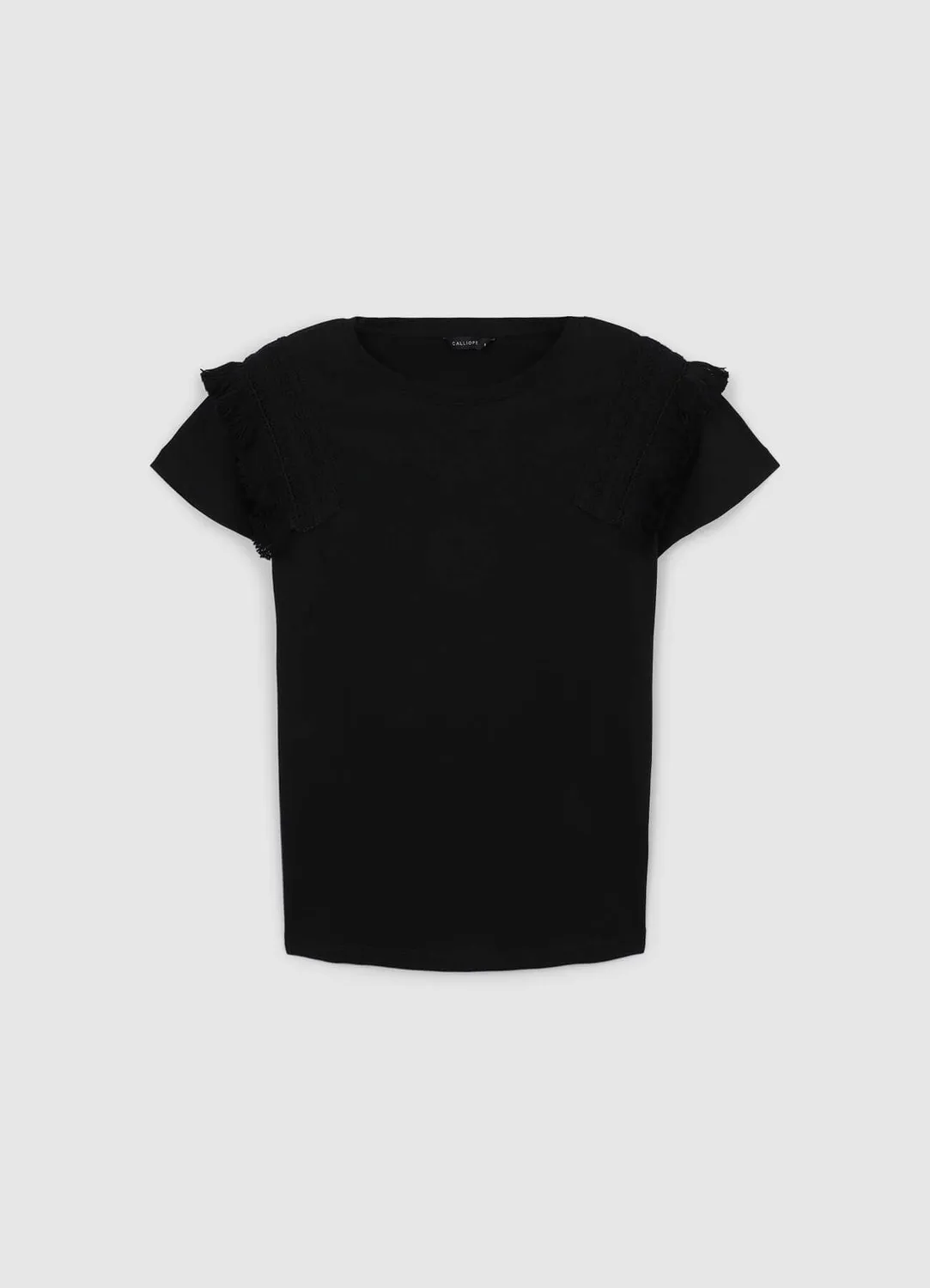 Calliope t-shirt femme coton à galon