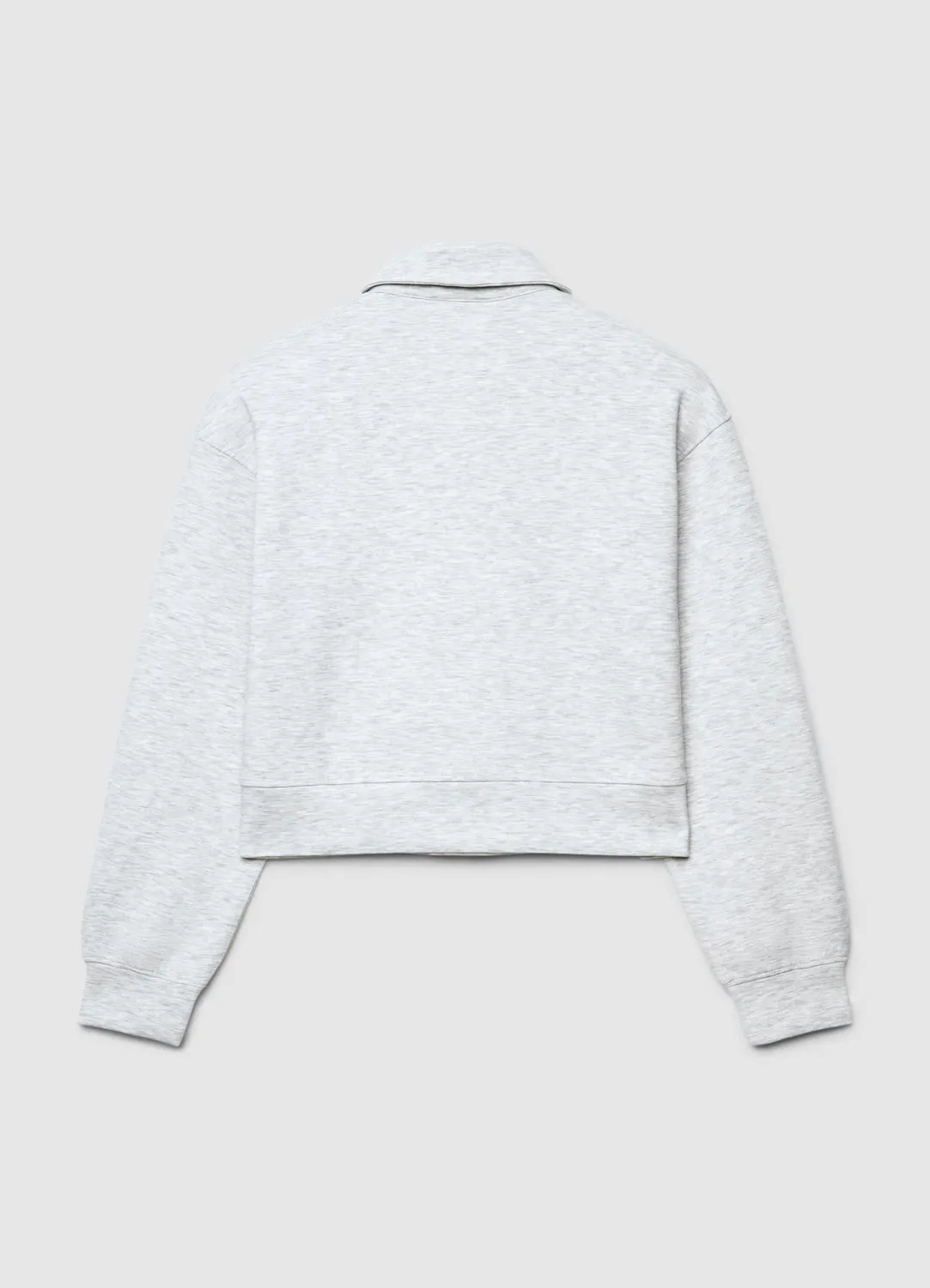 Calliope sweat col chemise strass femme uni