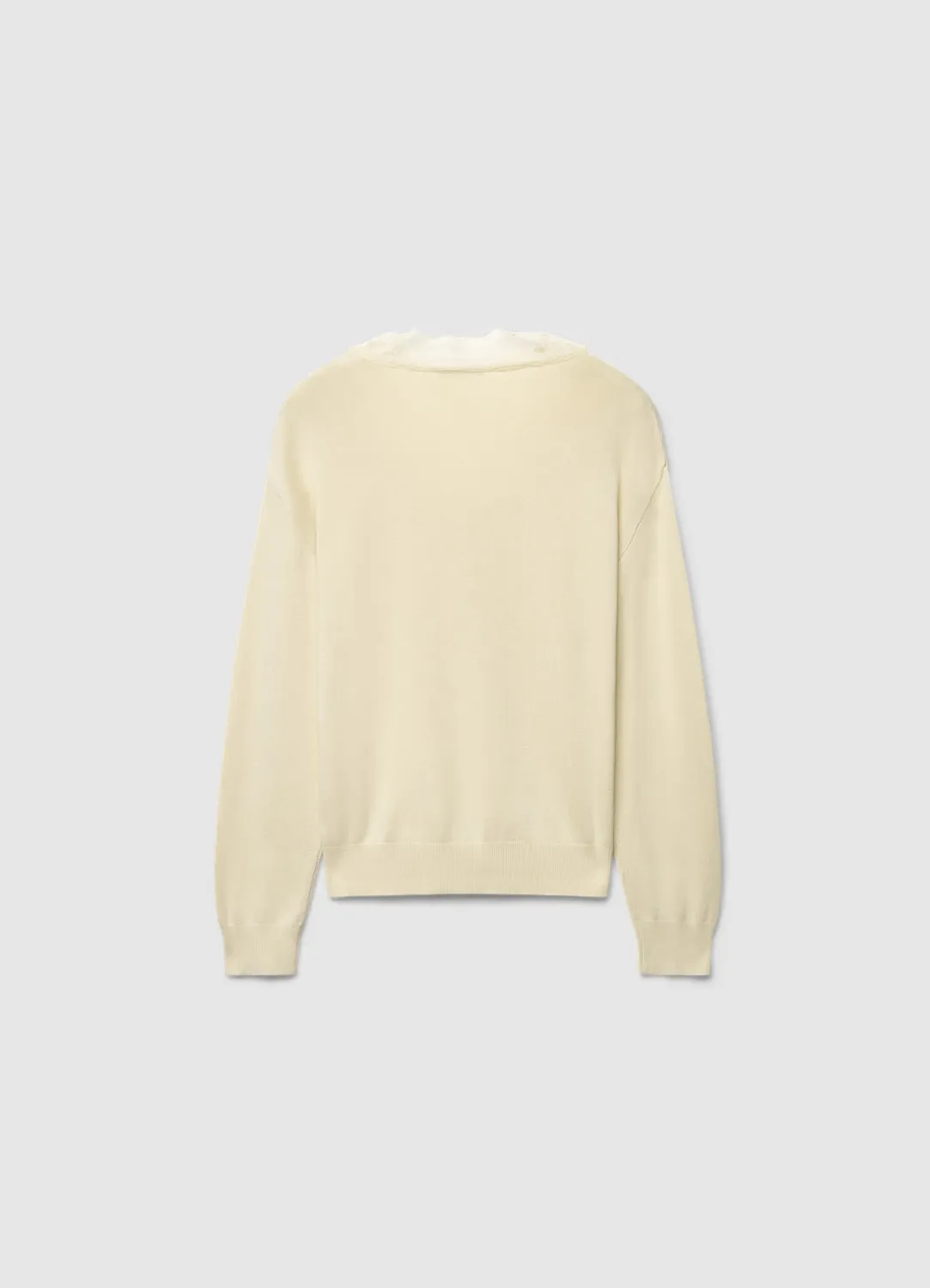 Calliope pull col V dentelle femme uni