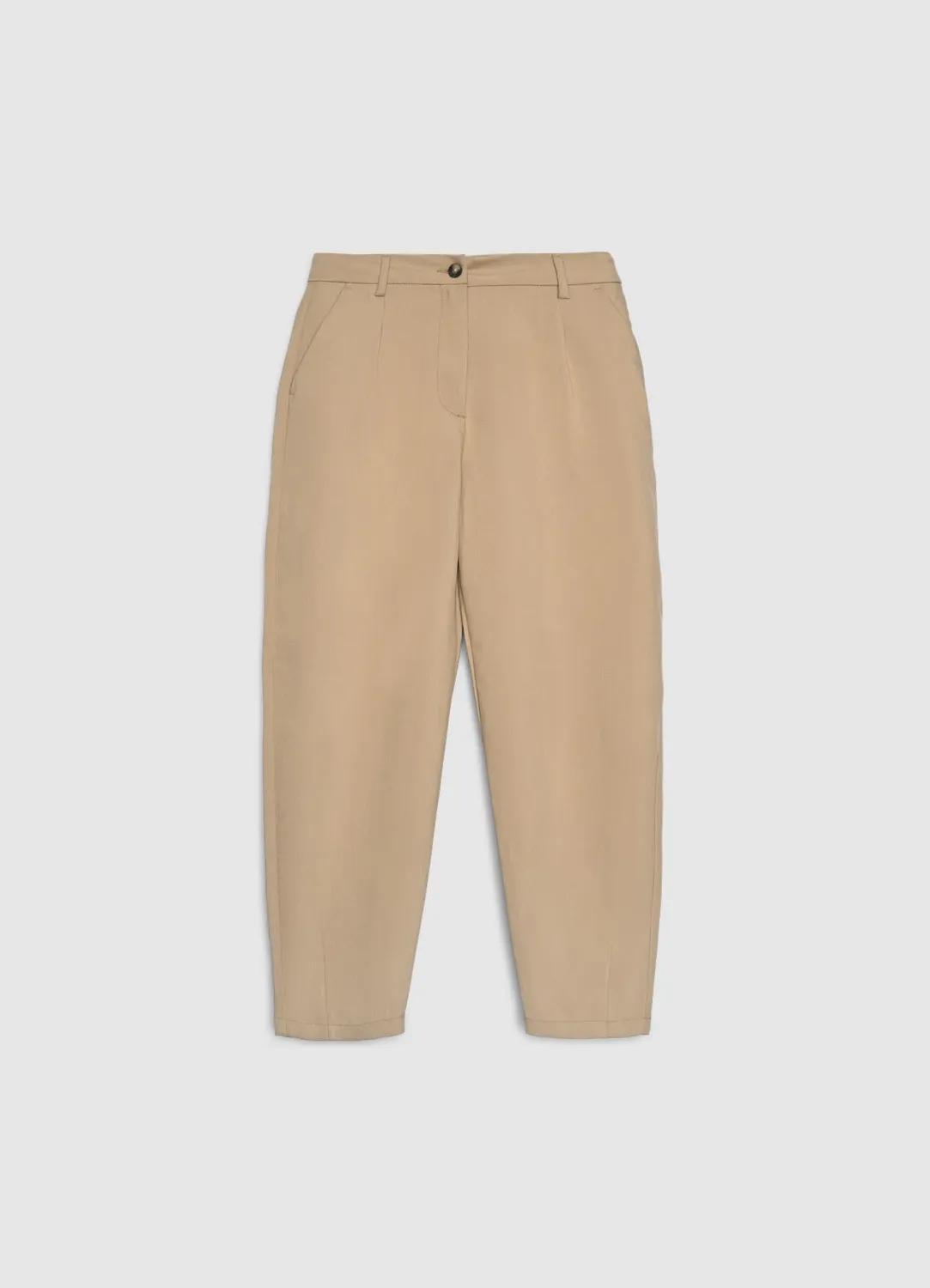 Calliope pantalon femme balloon uni taille haute