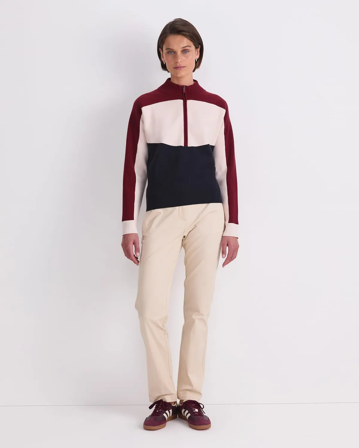 Sportscraft Club Sport pull col zippé