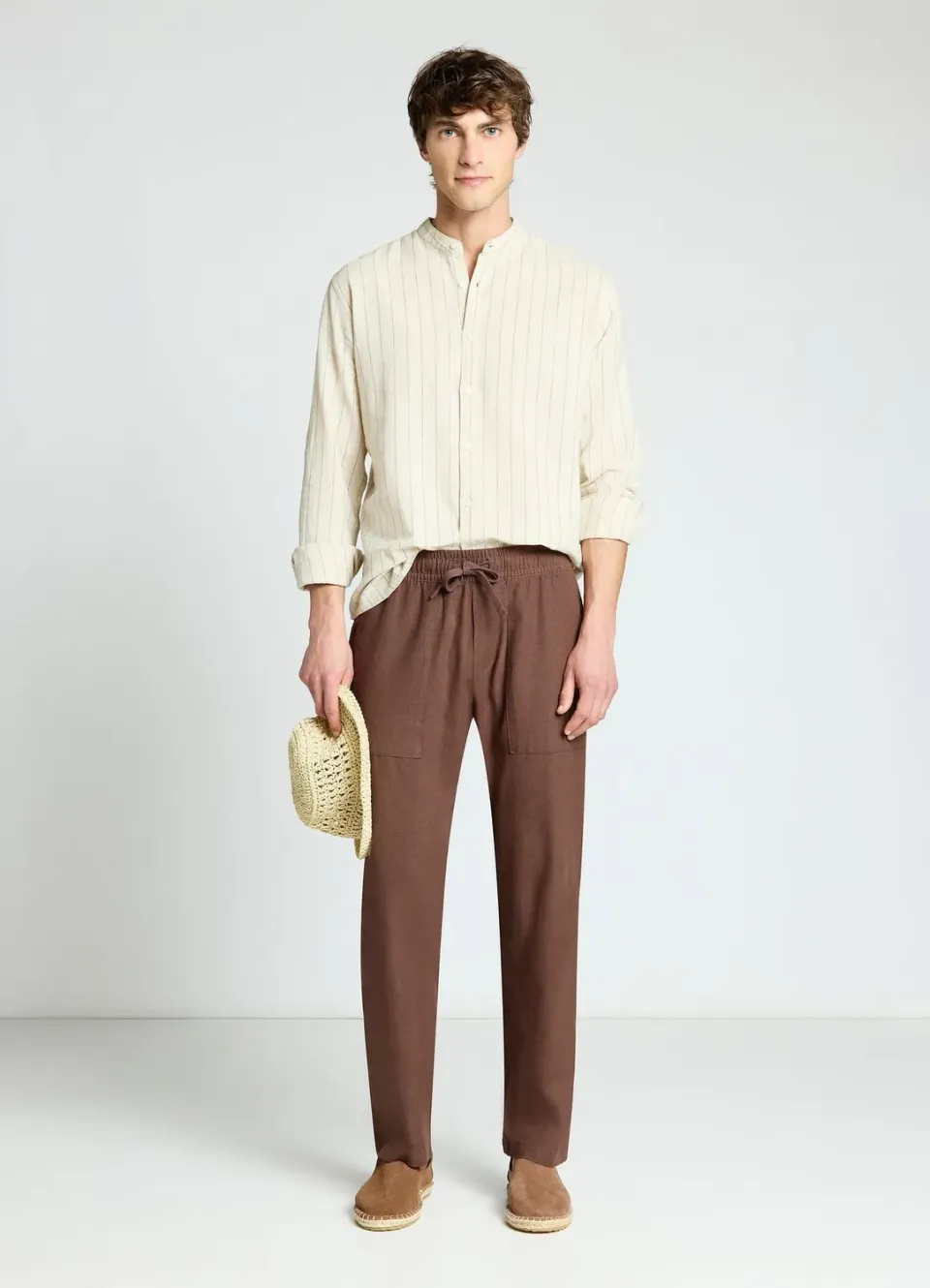 Calliope Pantalon Jogger Homme en Lin