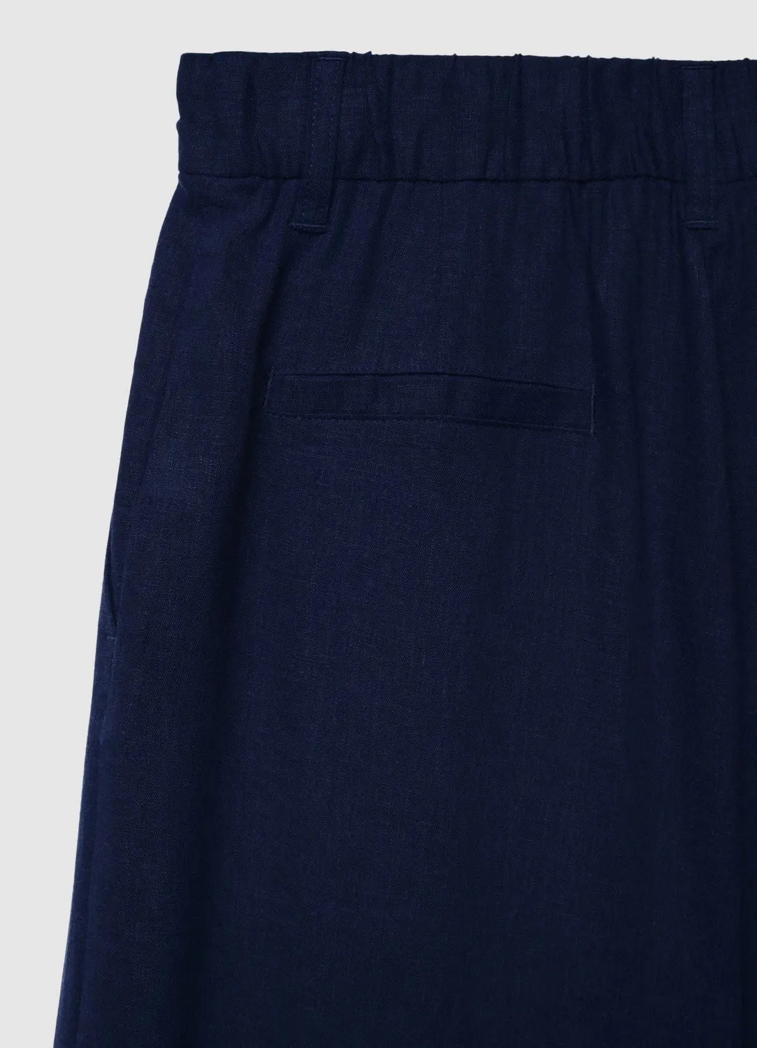 Calliope Palazzo Pantalon Large Femme Misto Lin