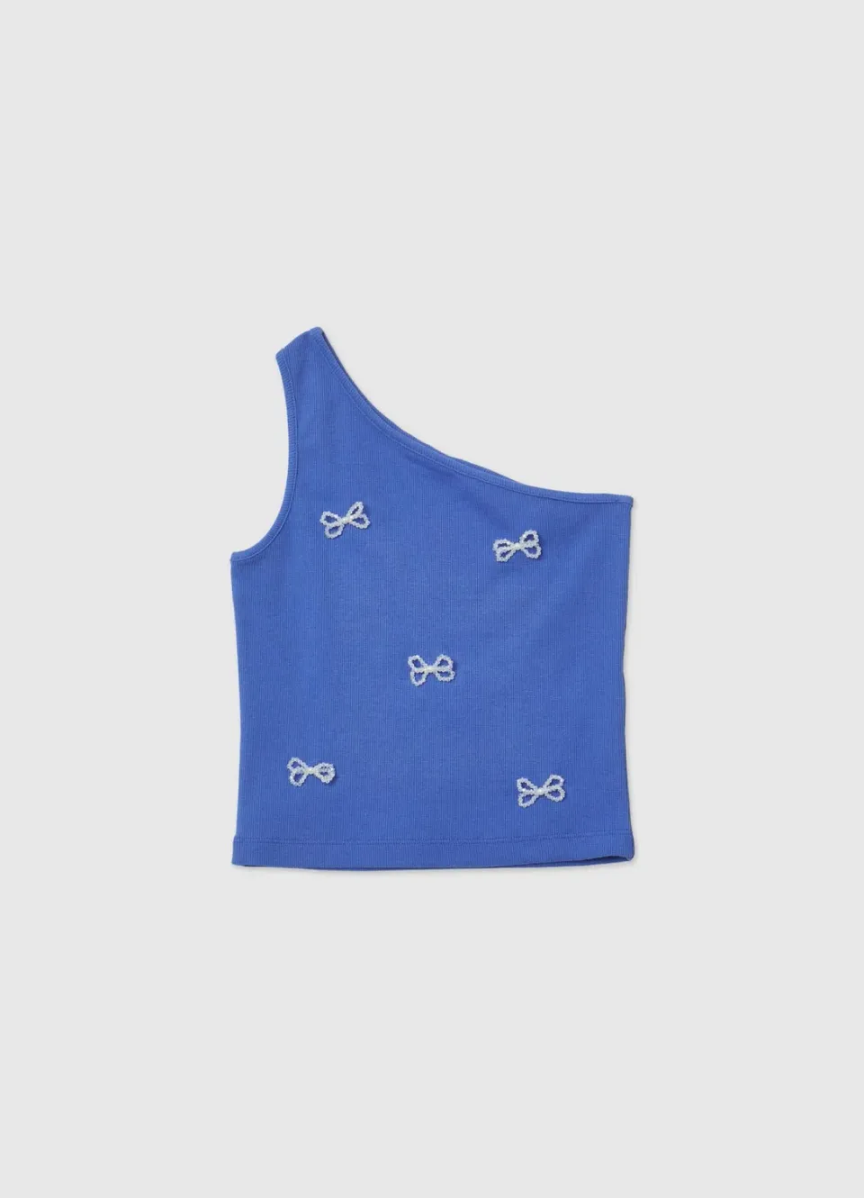 Calliope Top asymétrique fille nœuds uni