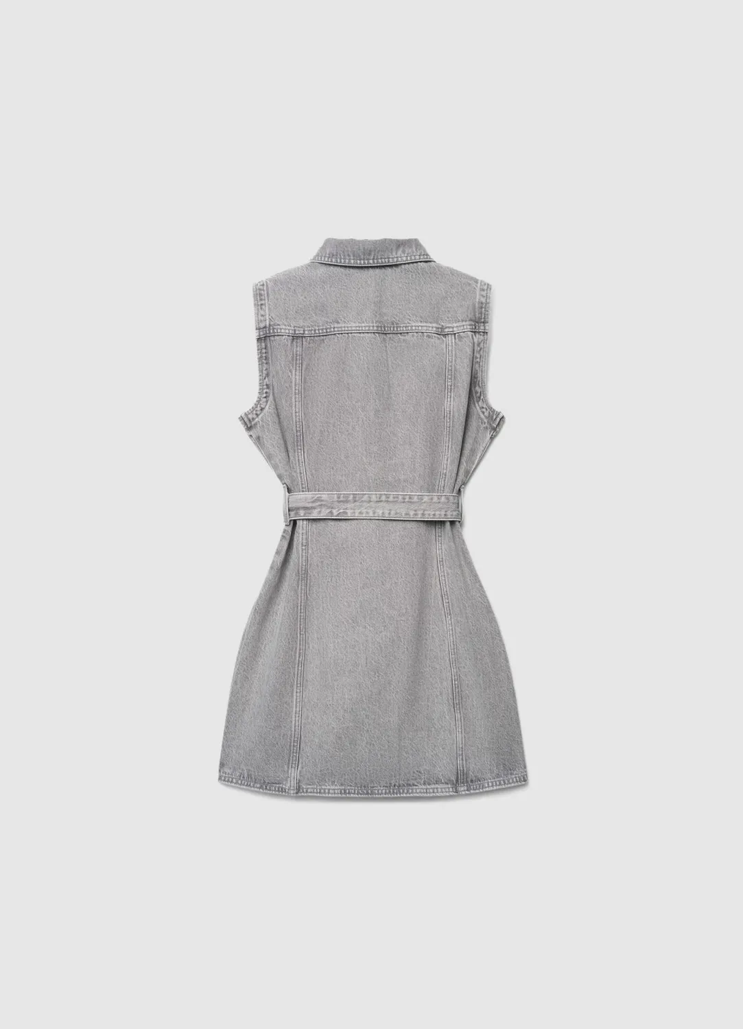 Calliope chemisier robe denim ceinture