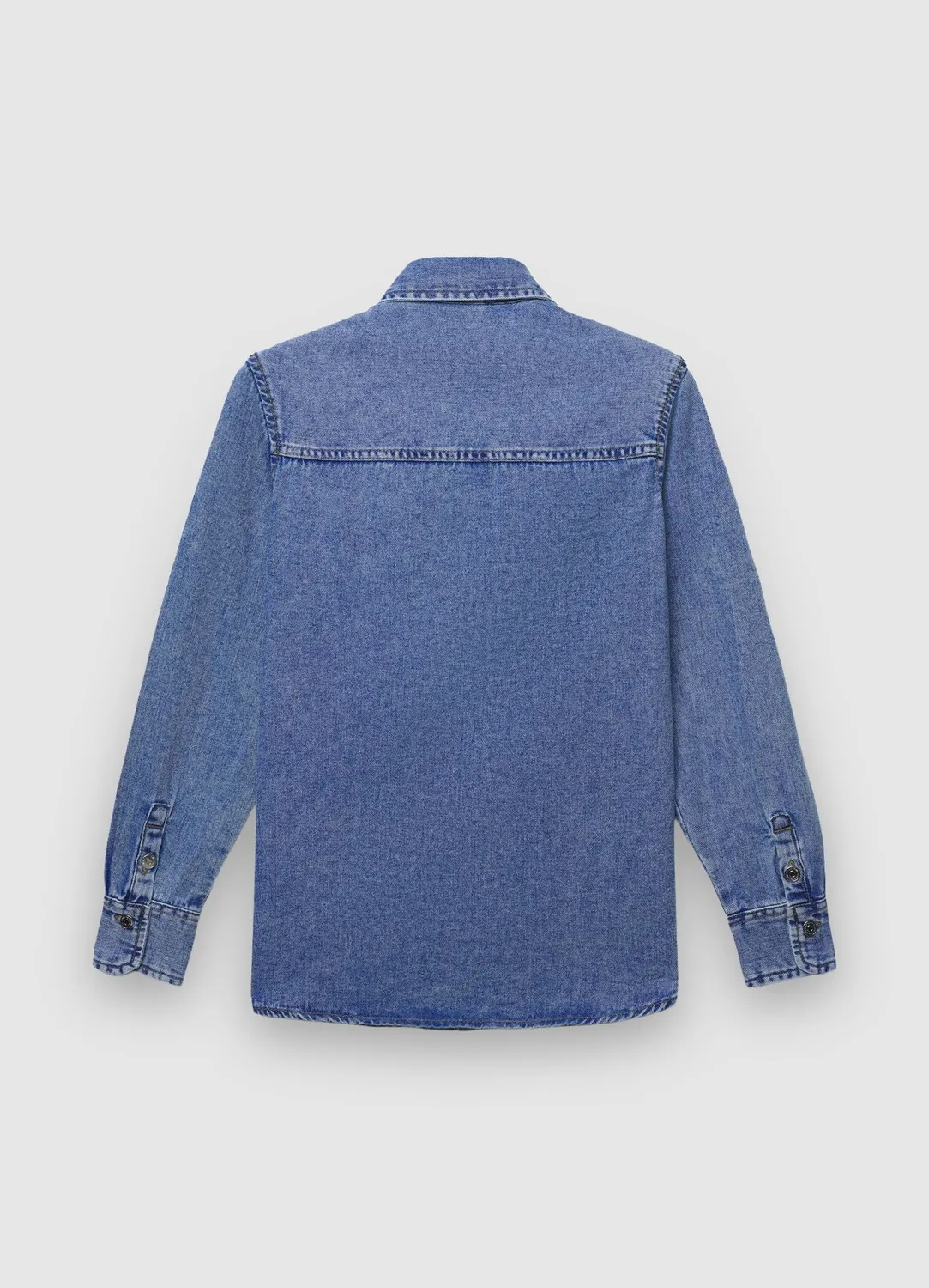 Calliope chemise denim femme à patch