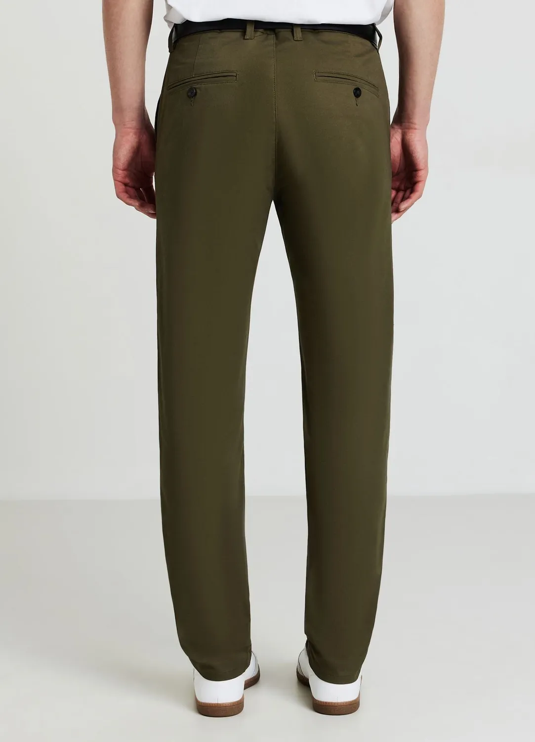 Calliope chino slim pantalon homme coton uni