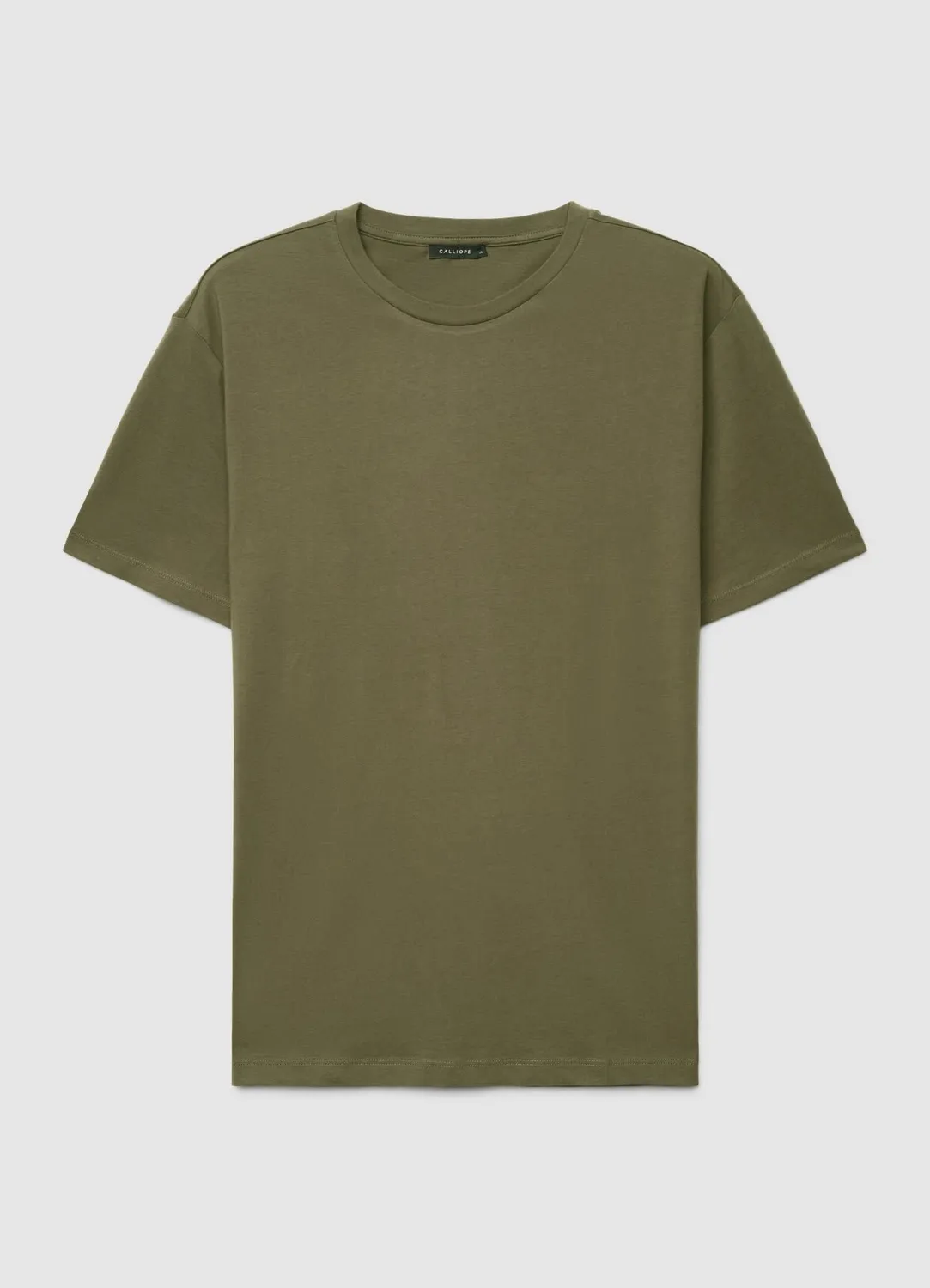 Calliope t-shirt col rond homme uni manches courtes