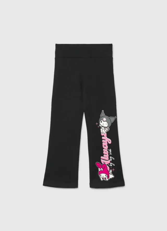 Calliope Kuromi leggings fille imprimé coton