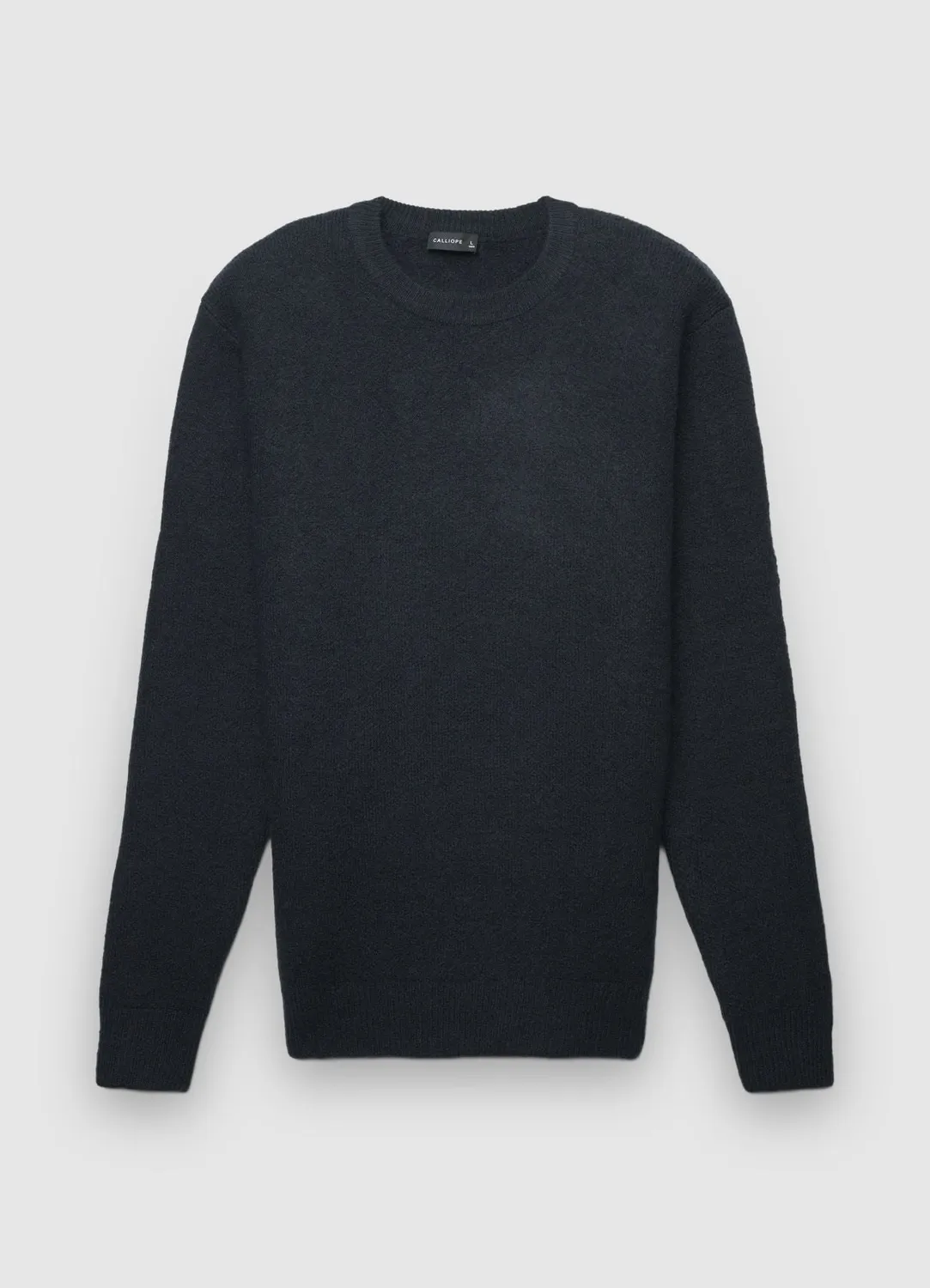 Calliope pull col rond maille poilue homme uni