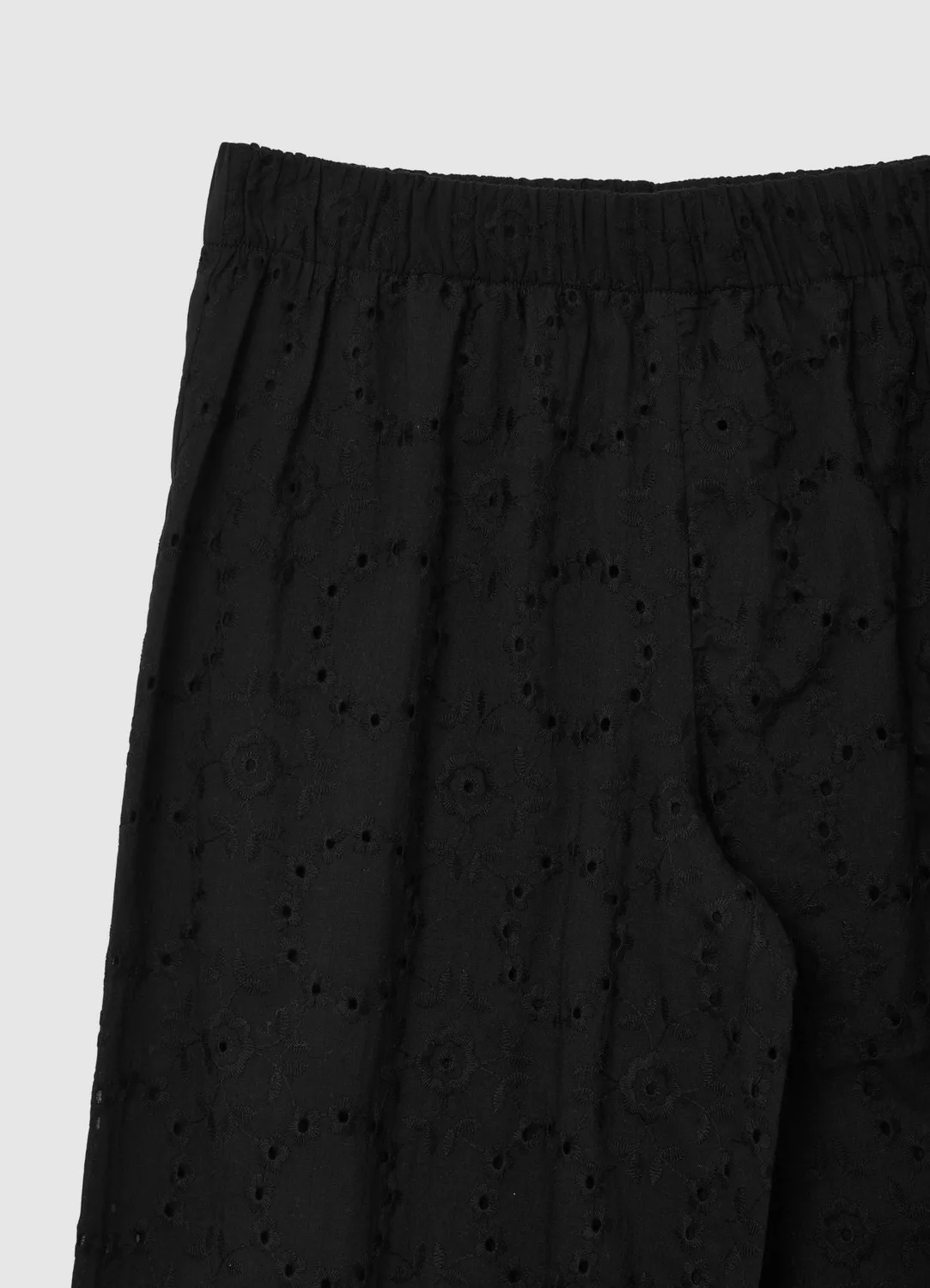 Calliope Pantalon femme broderie anglaise coton