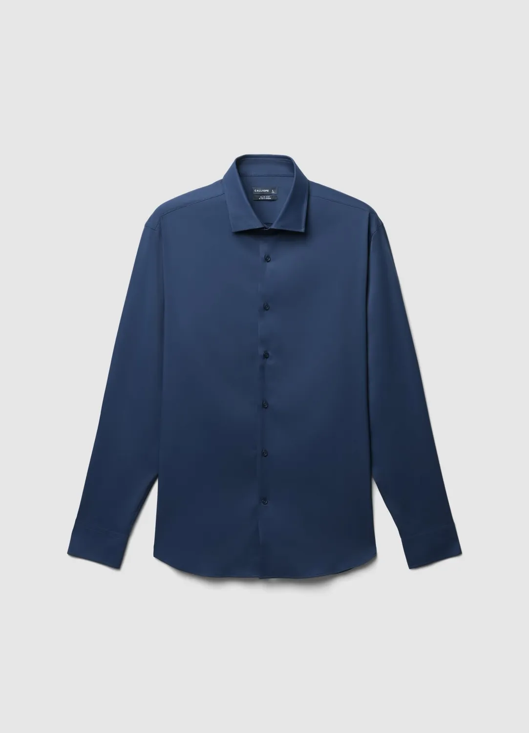 Calliope chemise unie homme manches longues