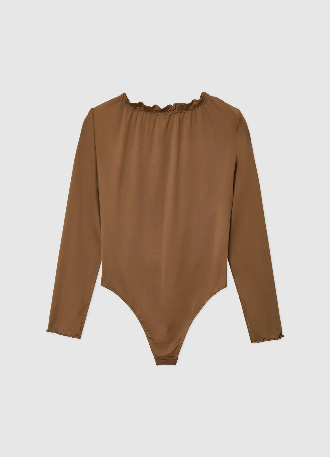 Calliope Body con arriccio e frill body manches longues