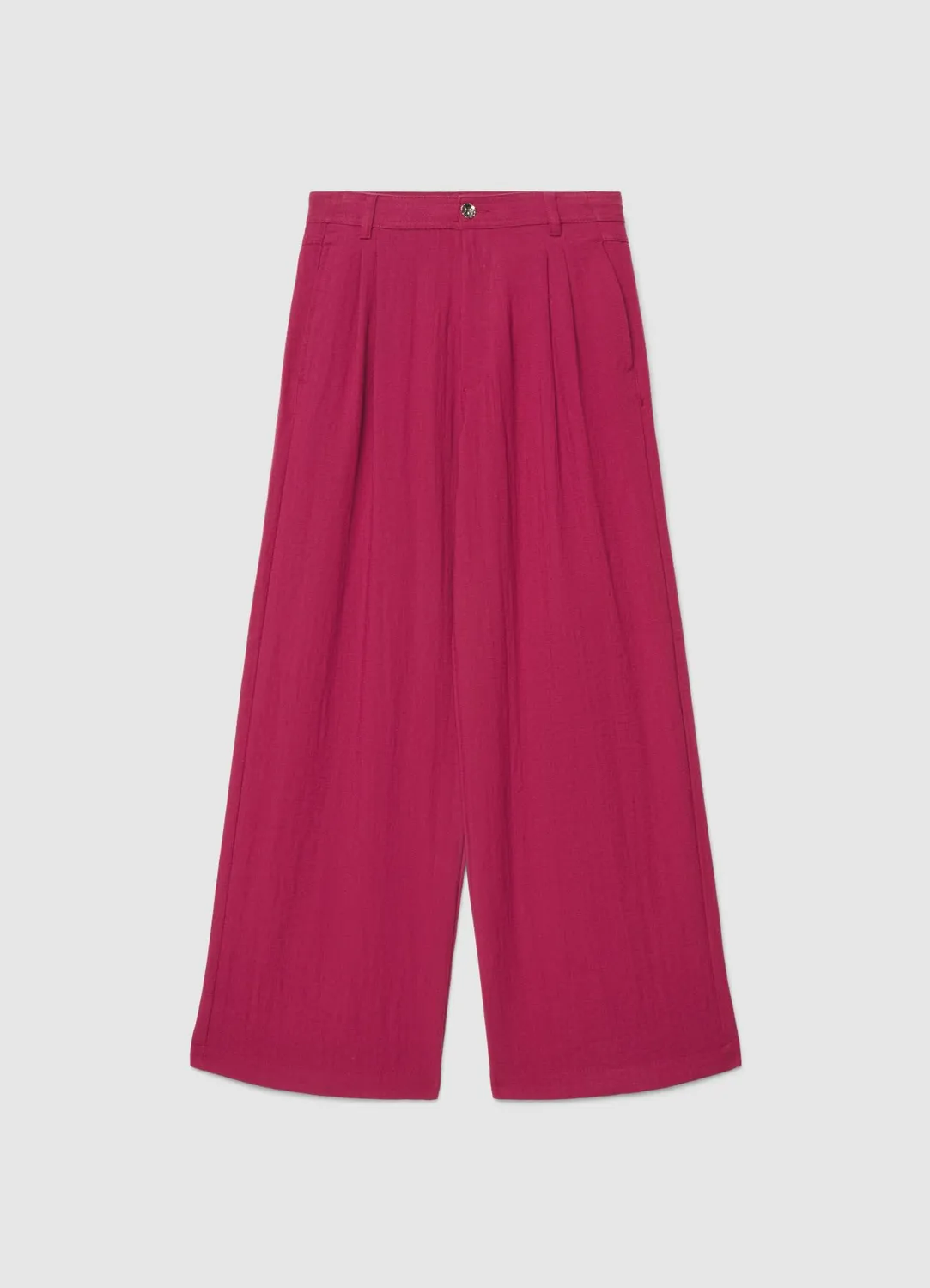 Calliope pantalon palazzo femme S doubles pinces