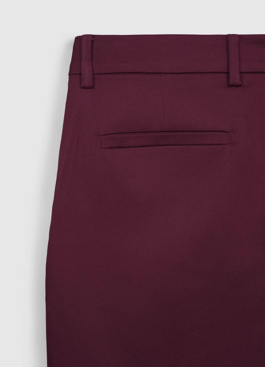 Calliope pantalon femme coton satiné uni