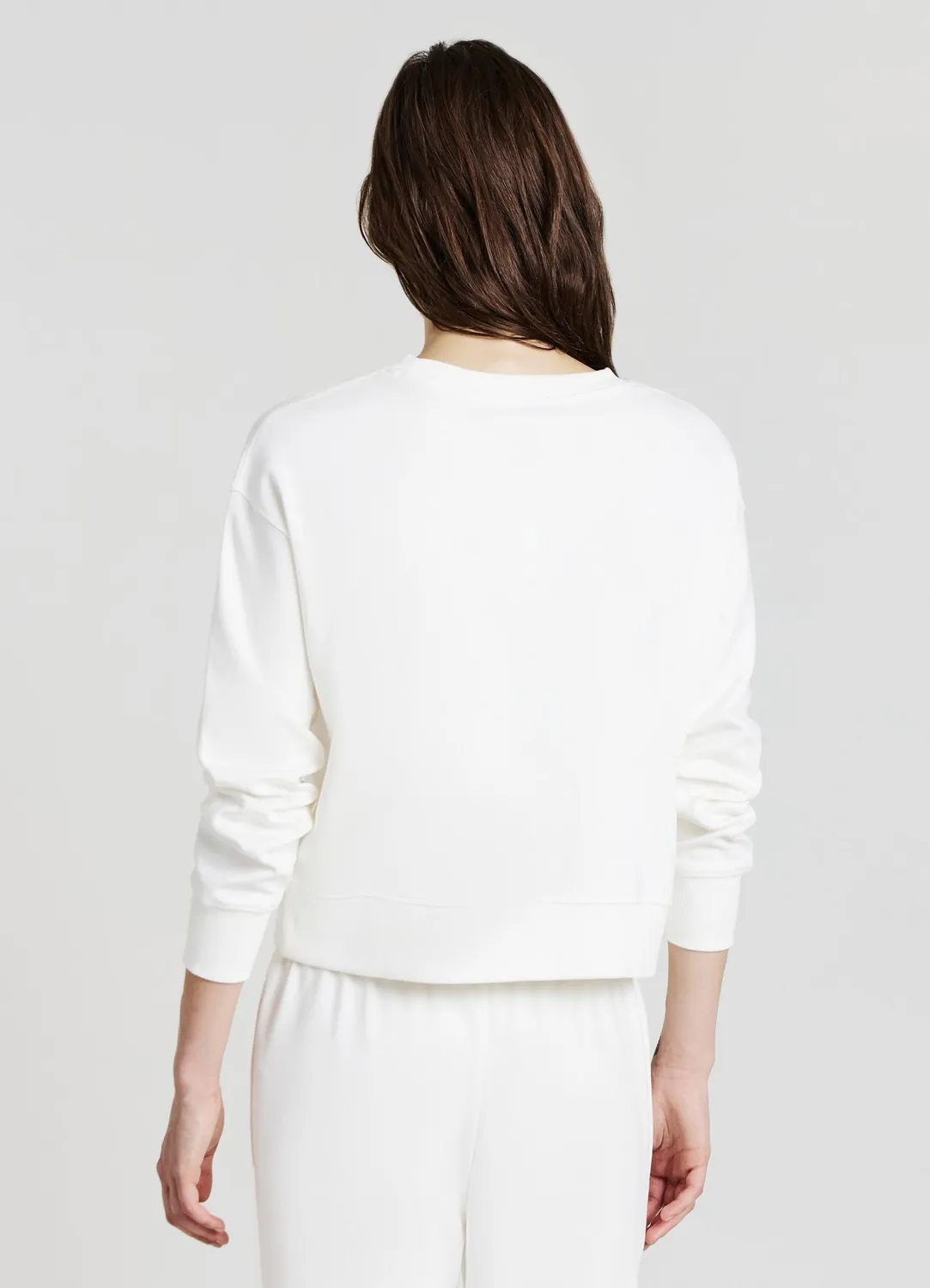 Calliope sweat col rond femme uni basique