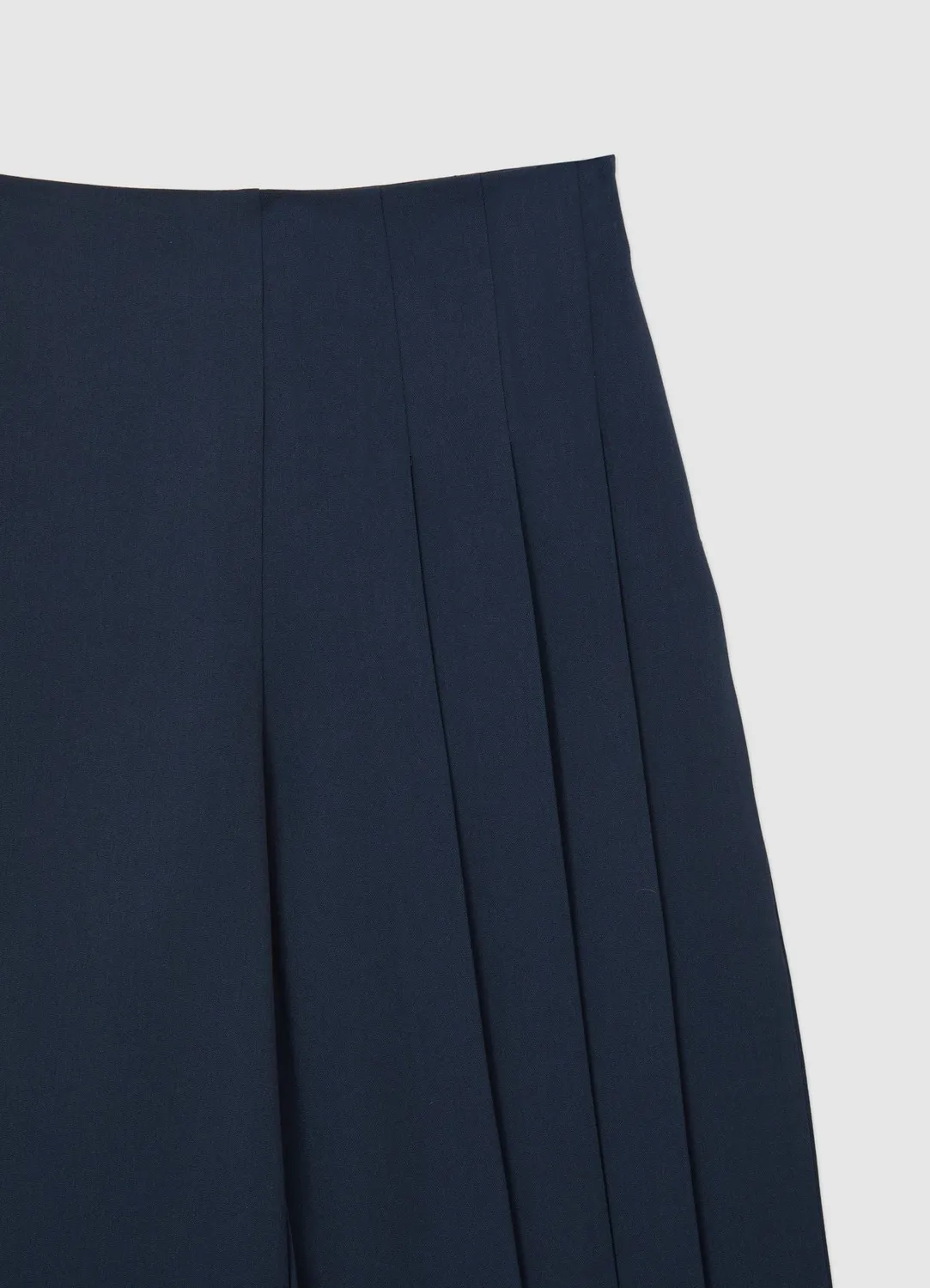 Calliope pantalon culotte à plis femme zip latéral