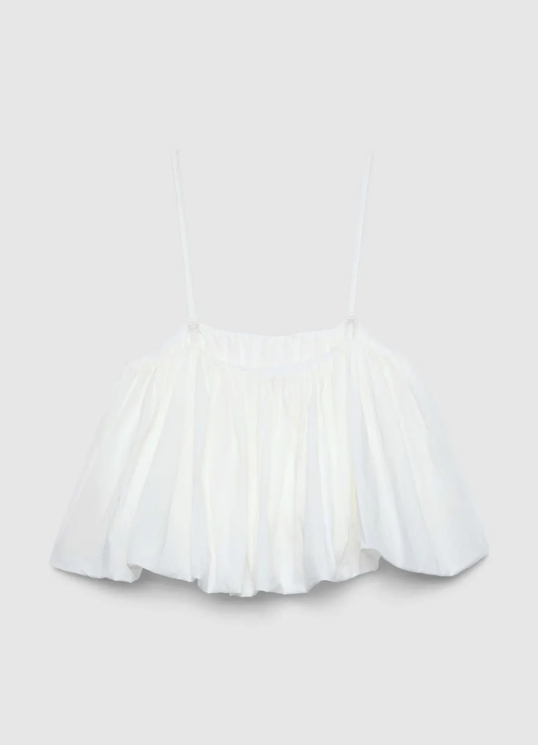 Calliope top ballon femme bretelles fines