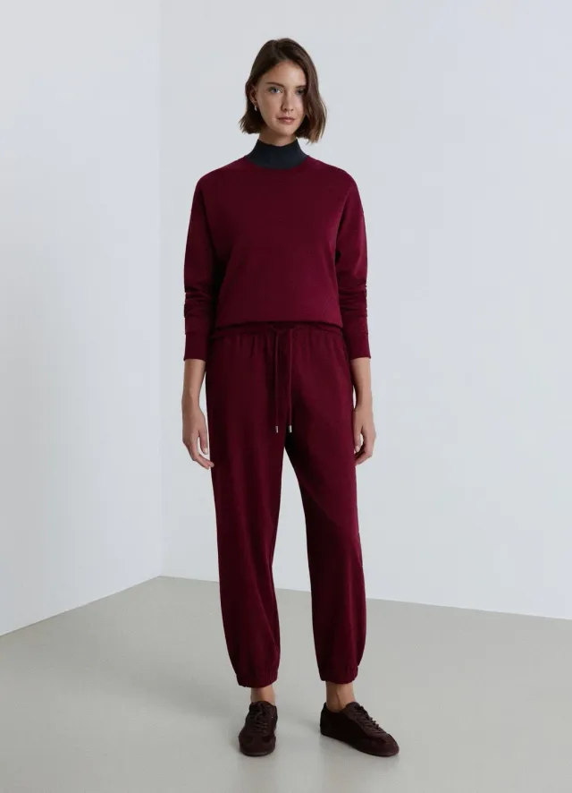 Calliope sweat col rond uni sans capuche