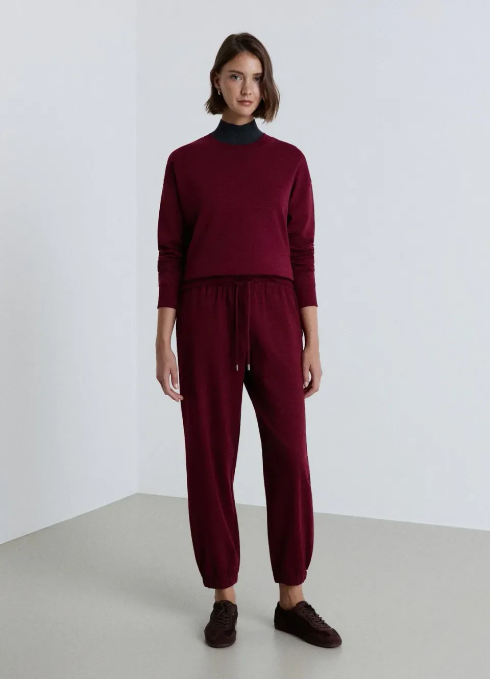 Calliope sweat col rond uni sans capuche